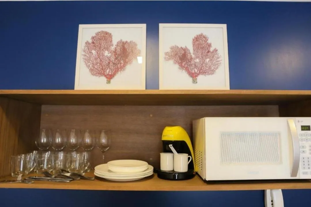 Kitchen or kitchenette in Hotel do Bosque Eco Resort