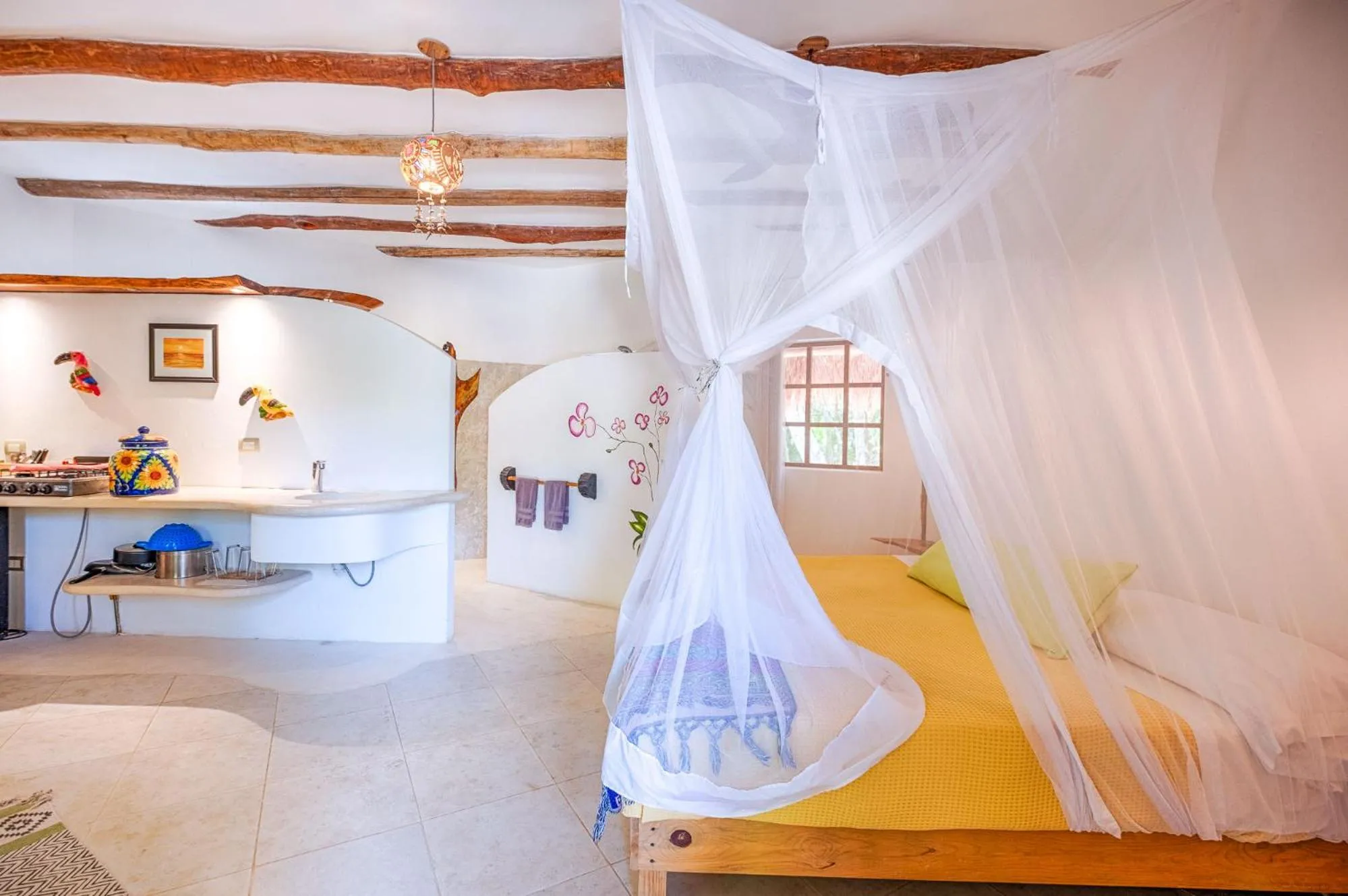 Photo of the whole room, Bed in Villa Morena Boutique Hotel Ecoliving