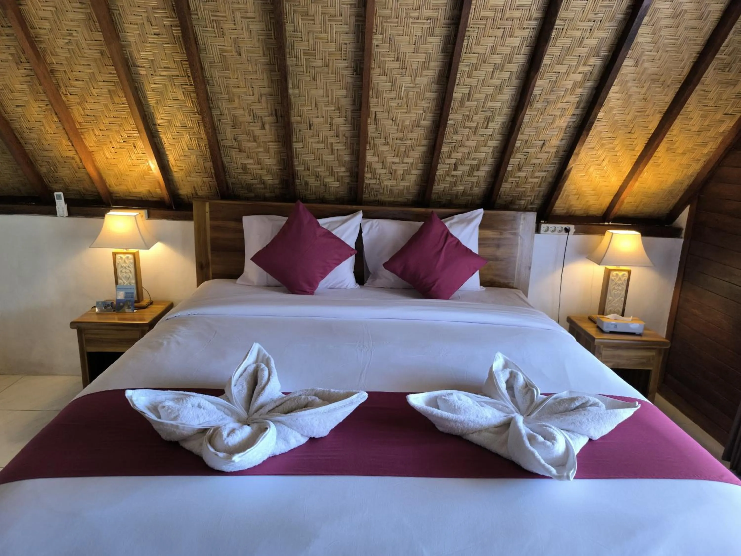 Bed in Sun Grace Penida Cottage