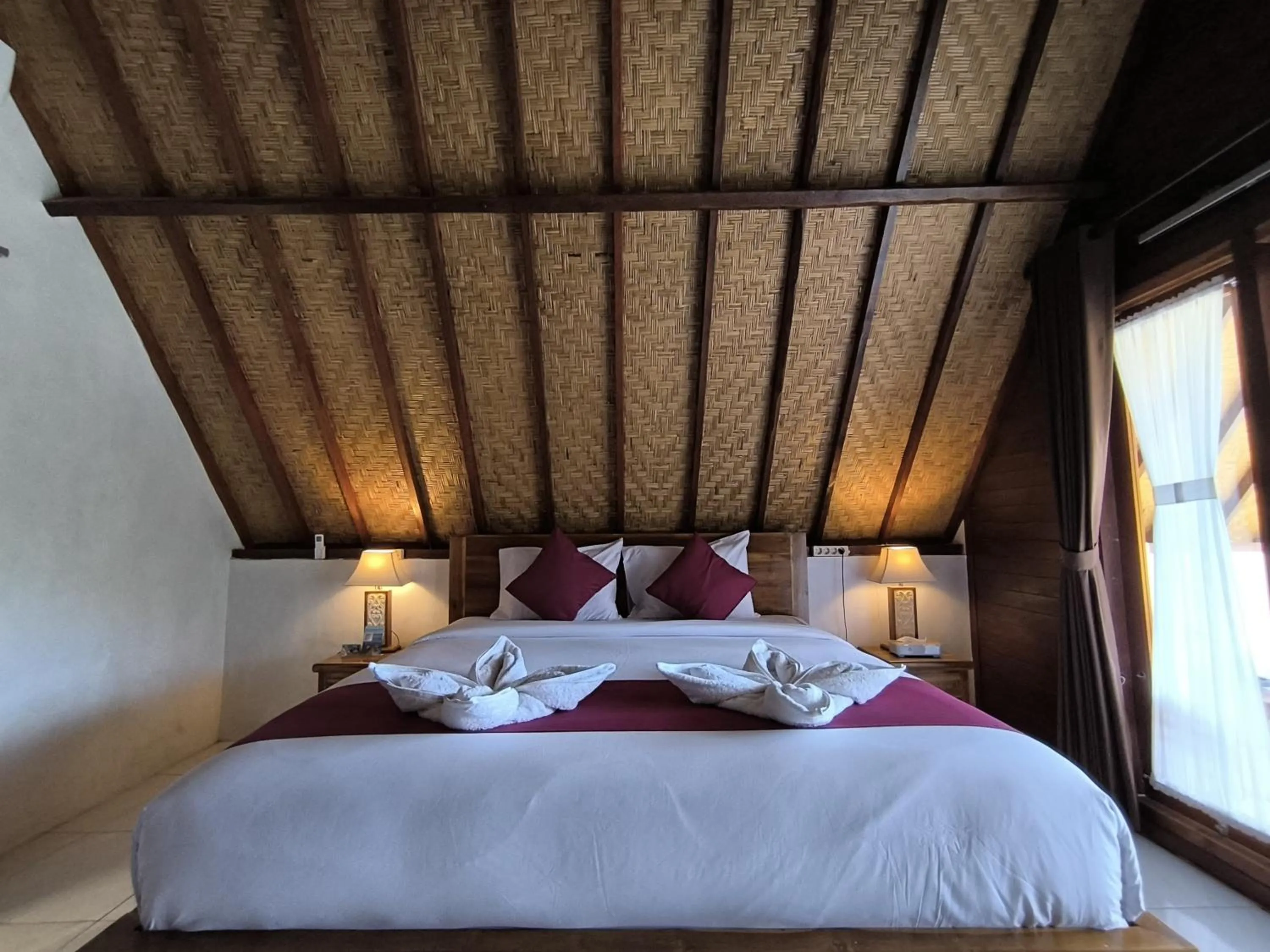 Bed in Sun Grace Penida Cottage