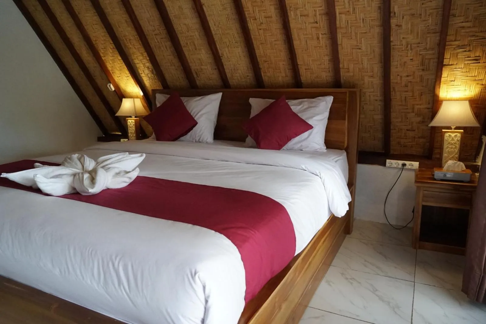 Bed in Sun Grace Penida Cottage