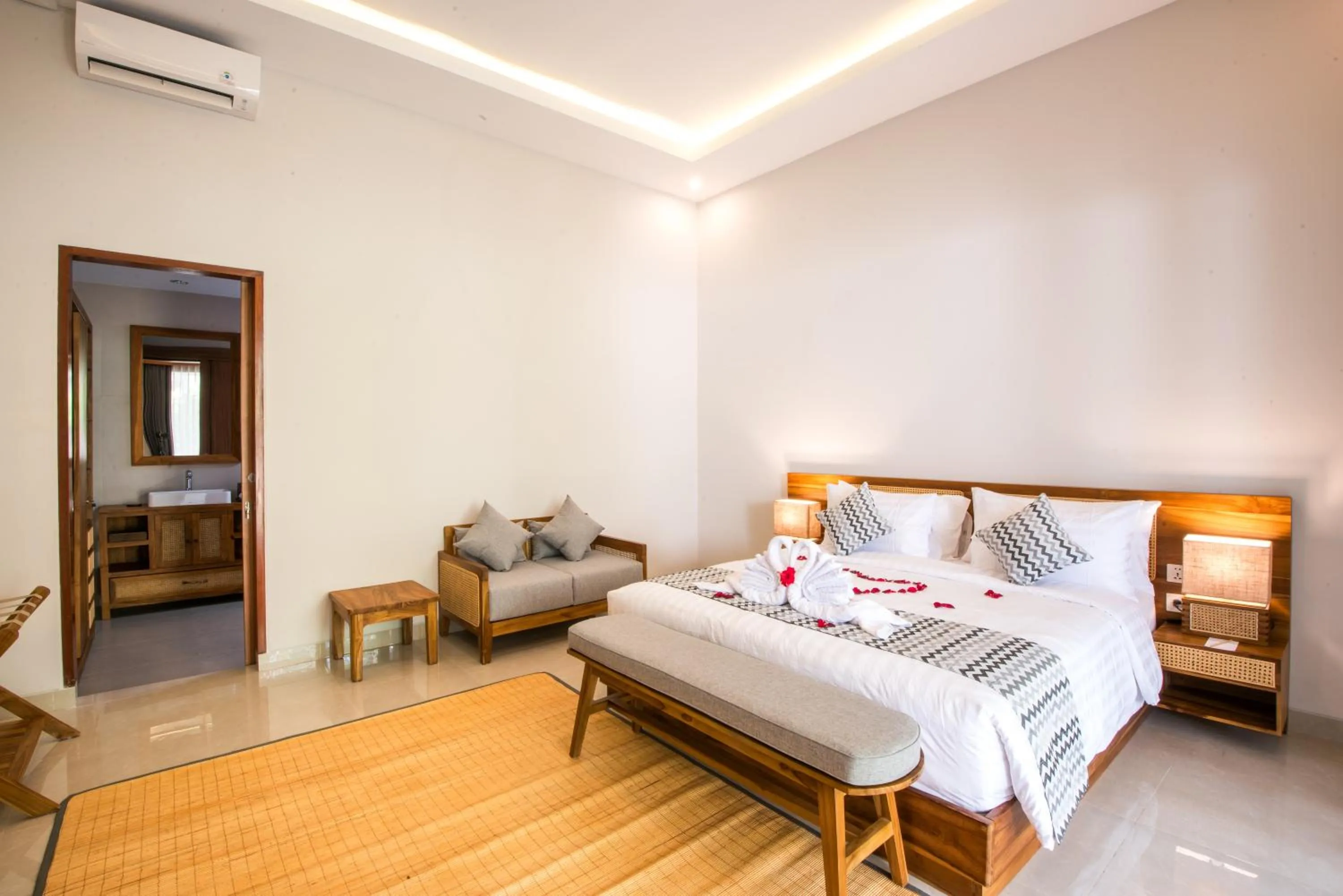 Bed in Bhumi Sangtu Ubud