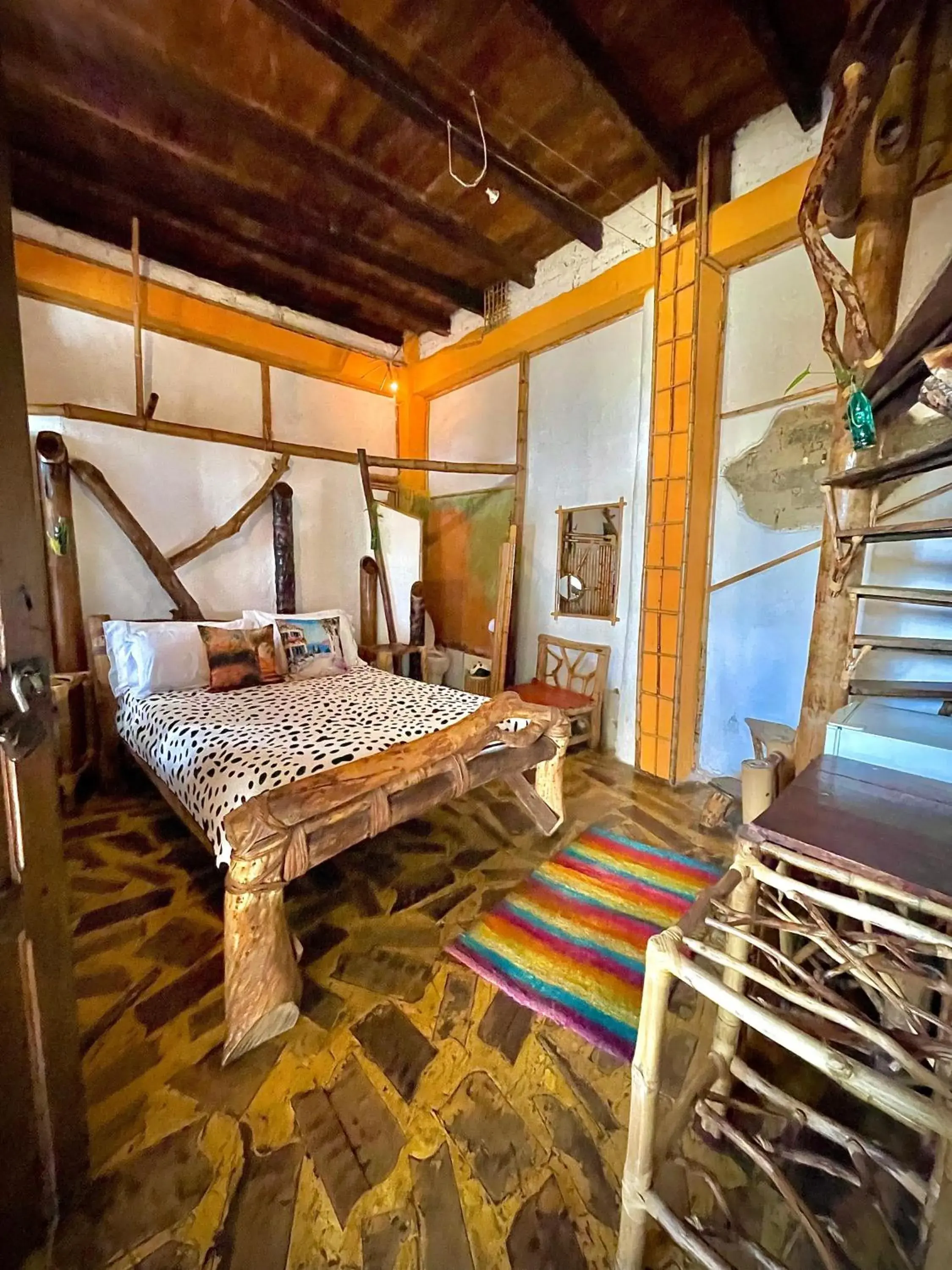 Twin Room in Hotel Casa Tarzan San Agustin Twin Room in Hotel Casa Tarzan San Agustin
