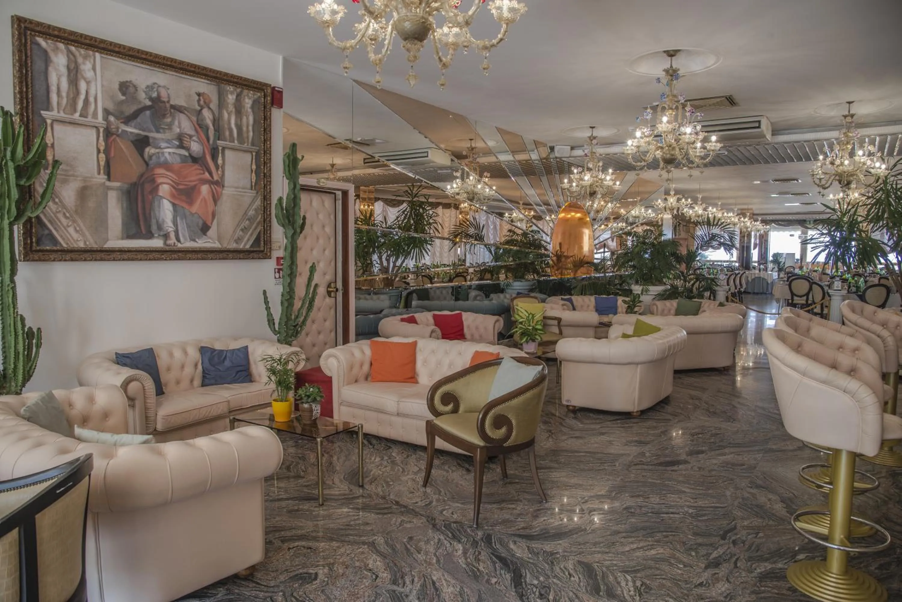 Lobby or reception in Hotel Baia Marina