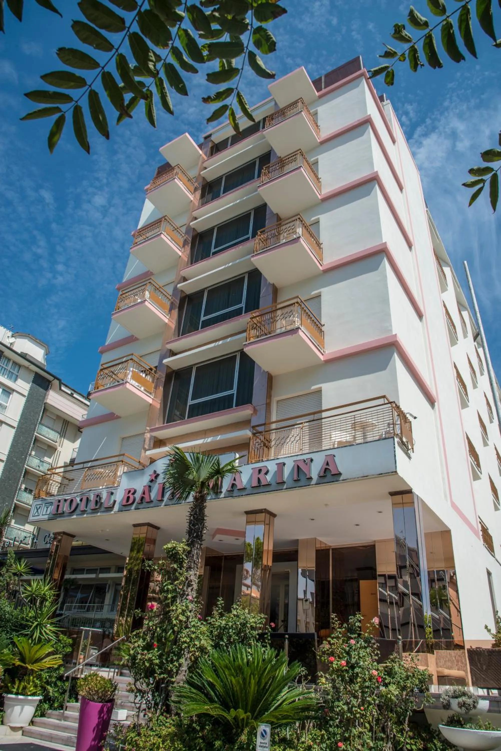 Facade/entrance in Hotel Baia Marina