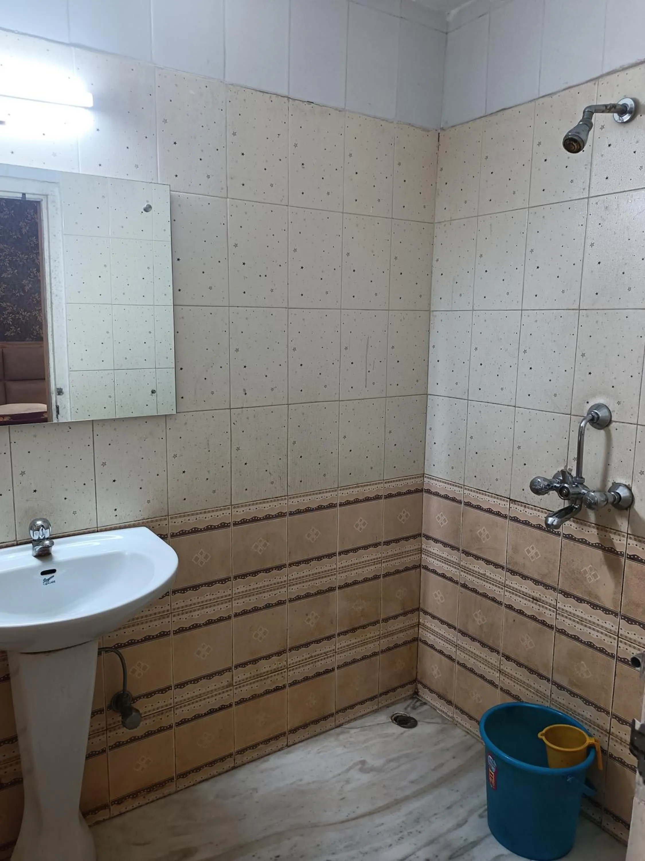 Shower in HOTEL SUDAKSHINA by ROH