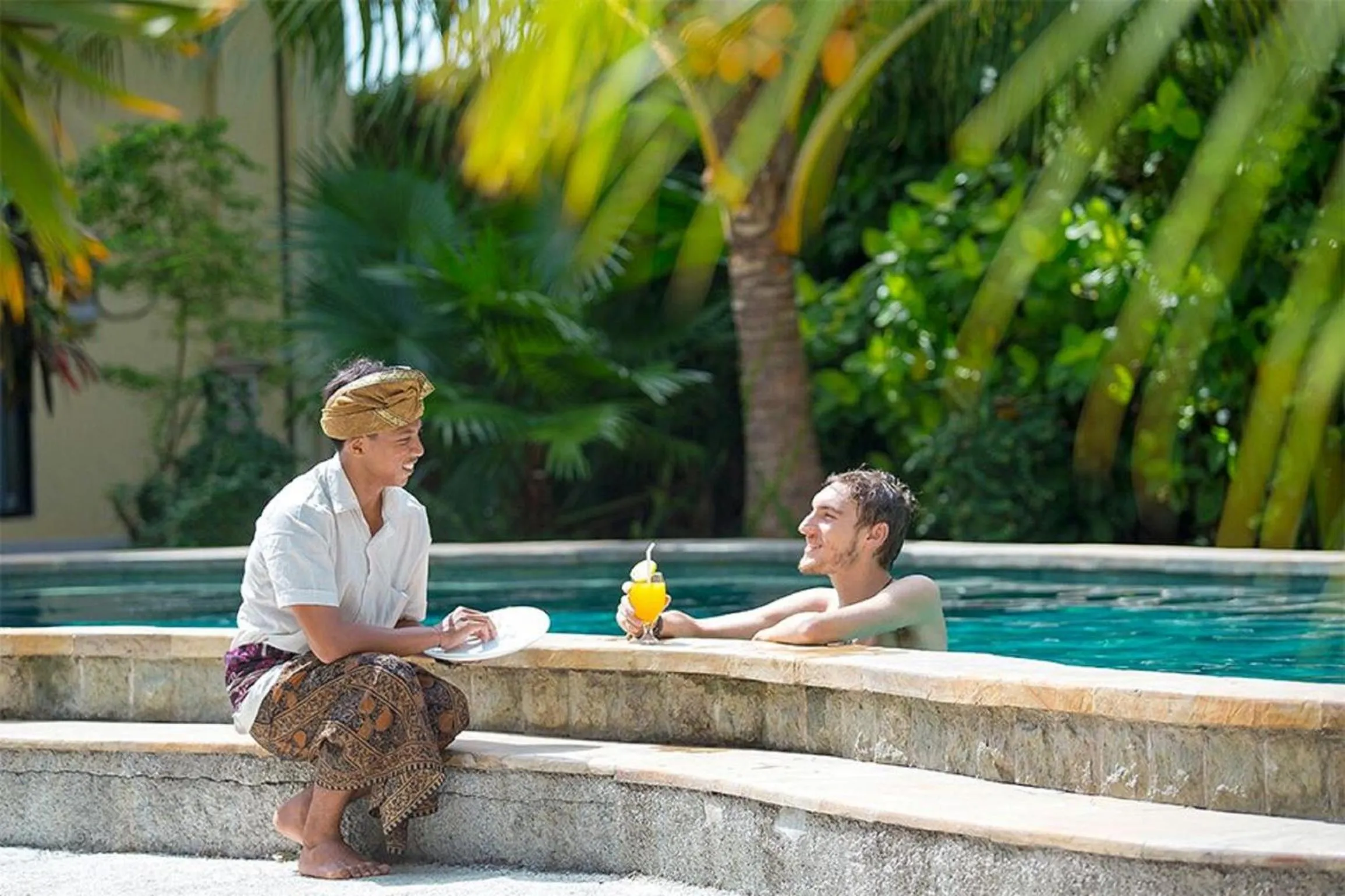 Staff in Villa Chandra