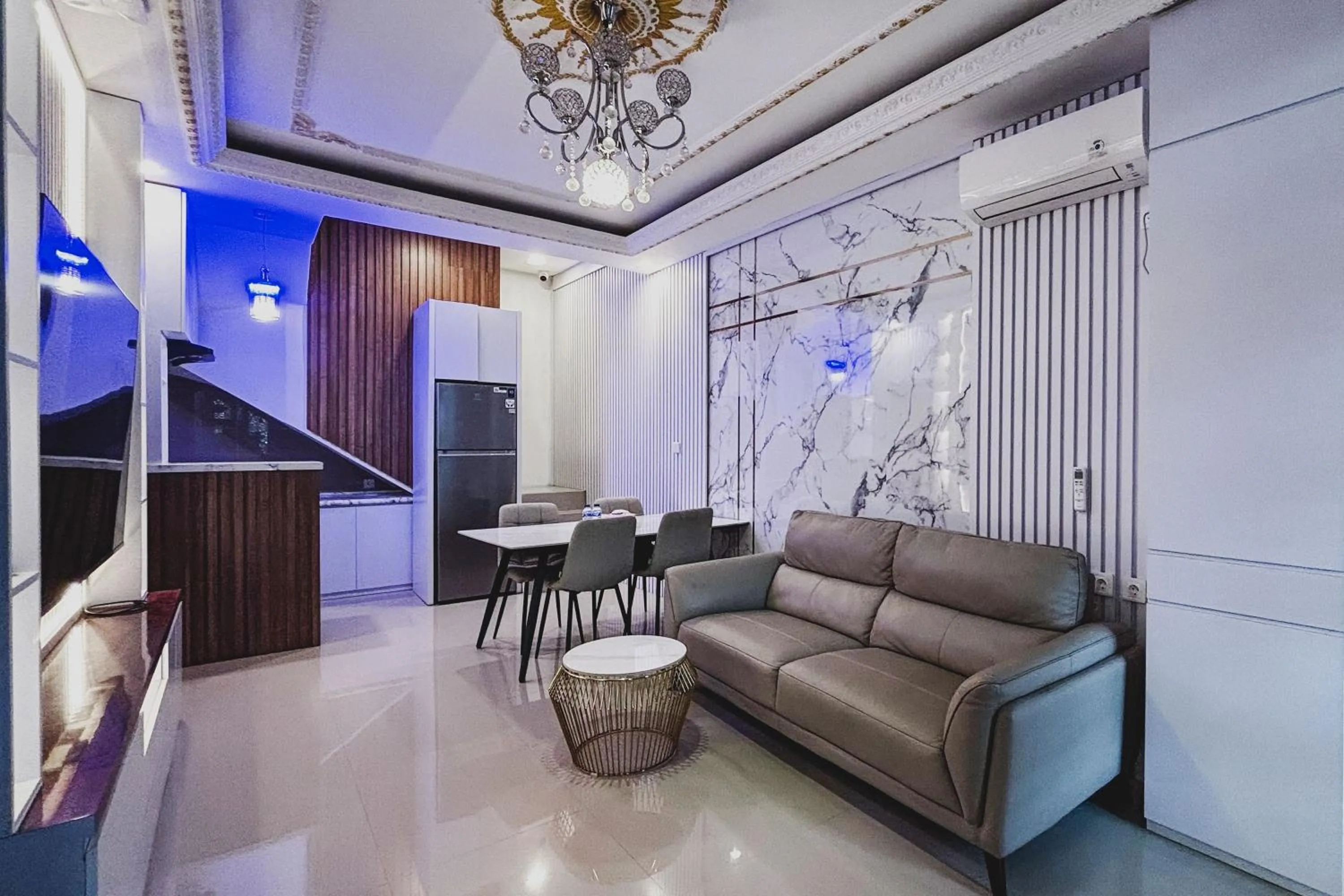 Seating area in The Wahyu Villa Uluwatu