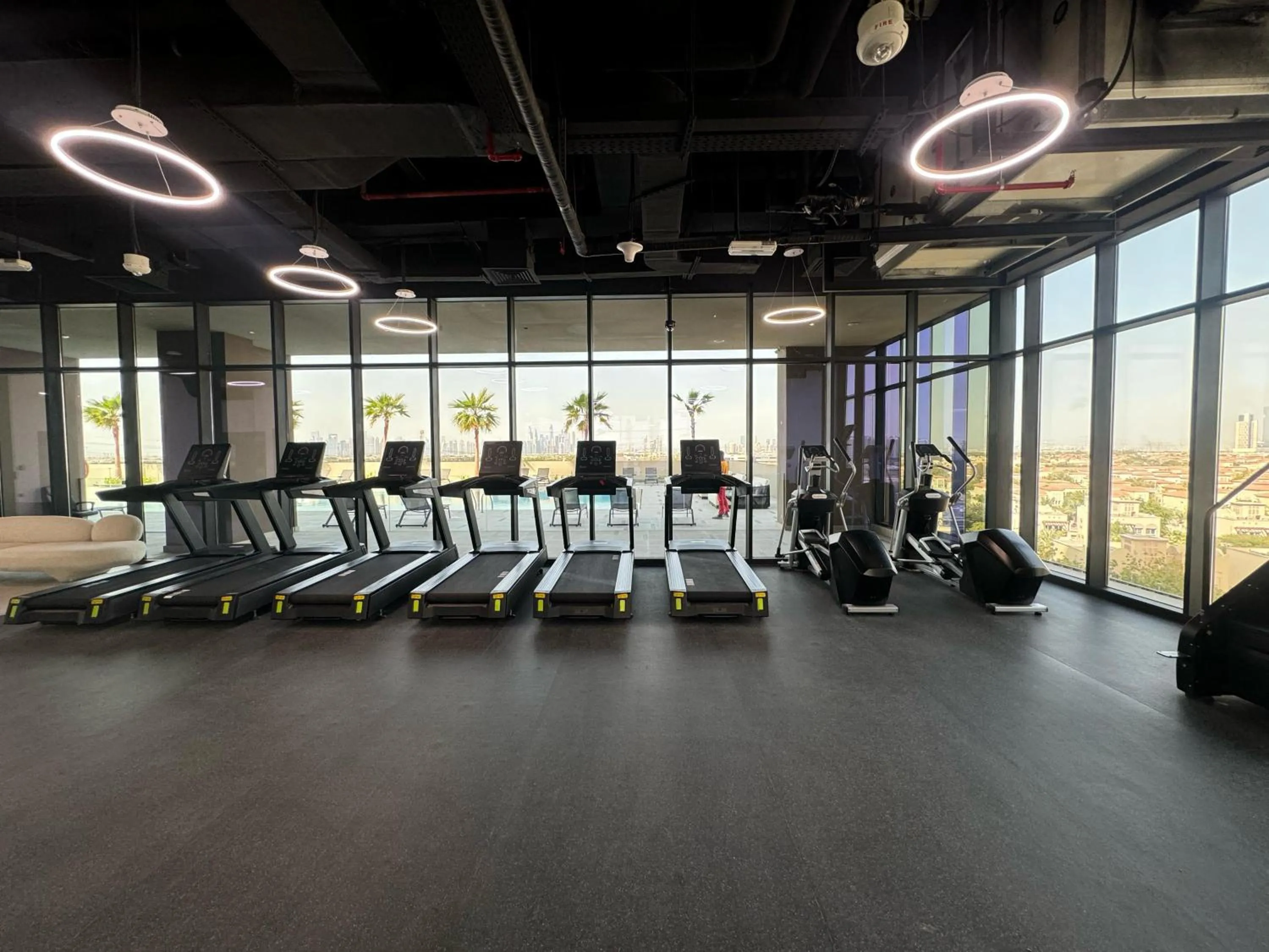 Fitness centre/facilities in The Community Jumeirah Village