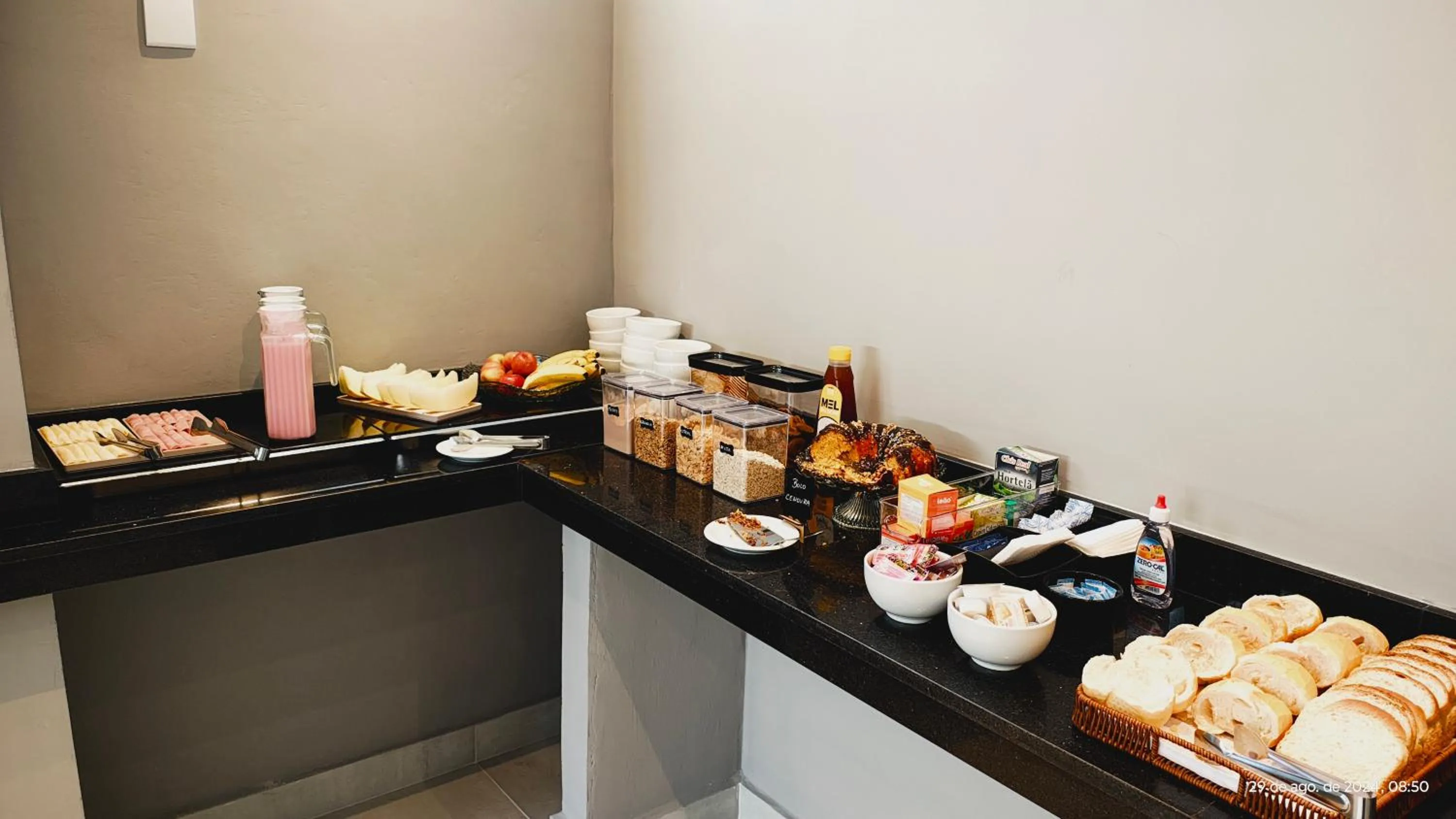 Buffet breakfast in Unity Hotel - Sorocaba