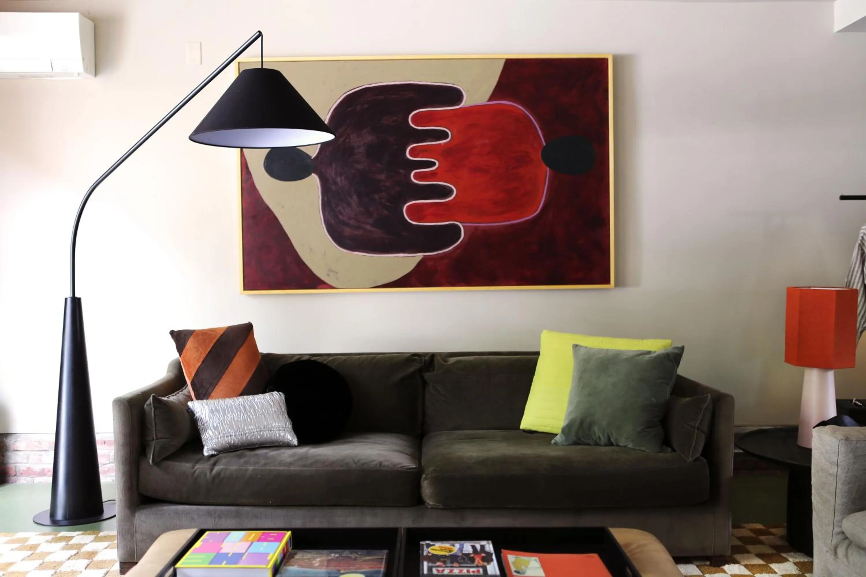 Seating area in KIngston Carriage House