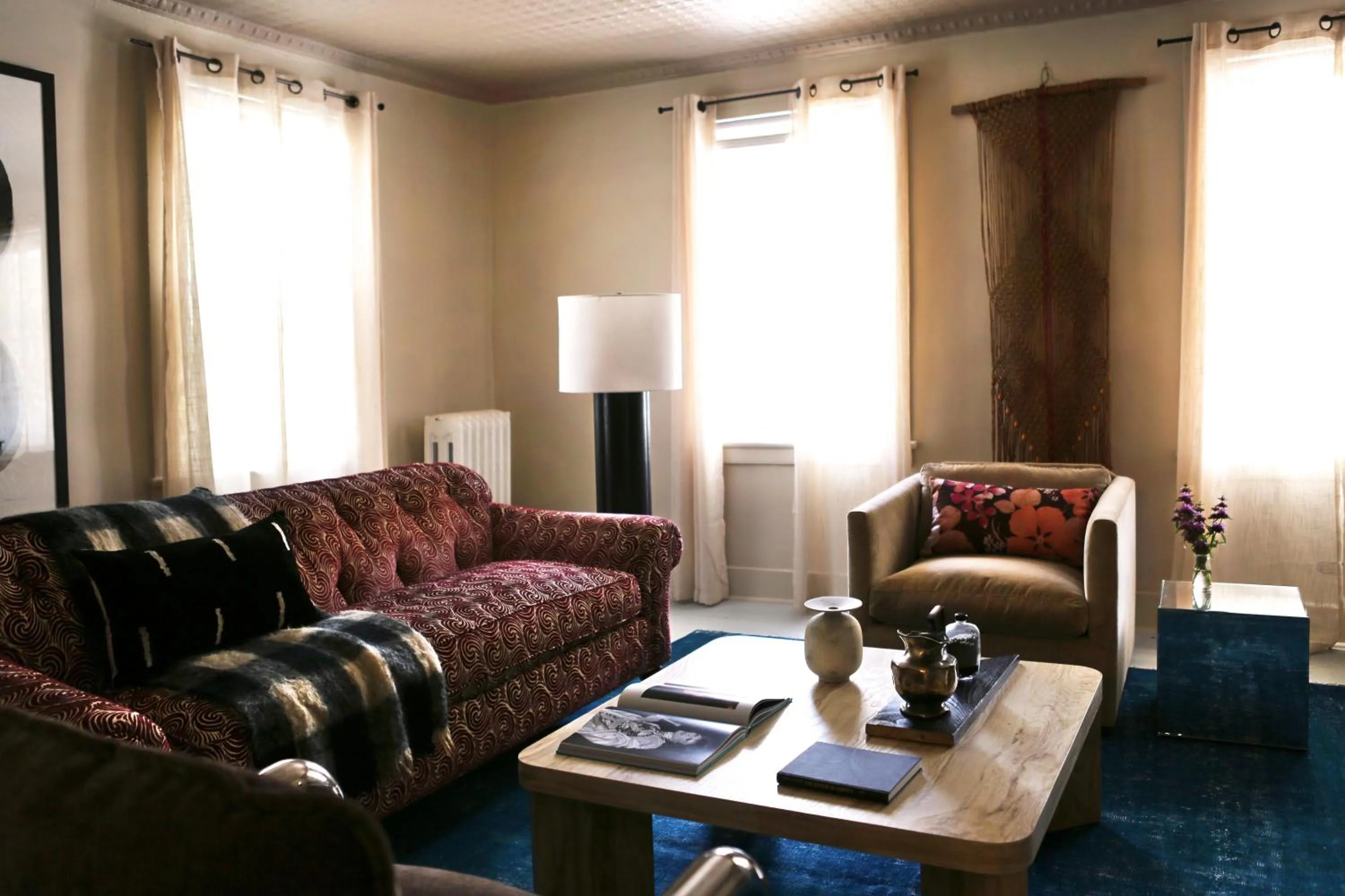 Living room in KIngston Carriage House