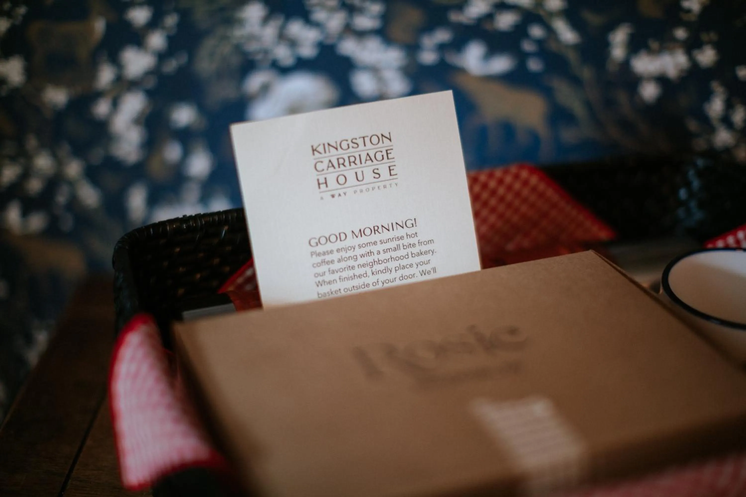 Continental breakfast in KIngston Carriage House