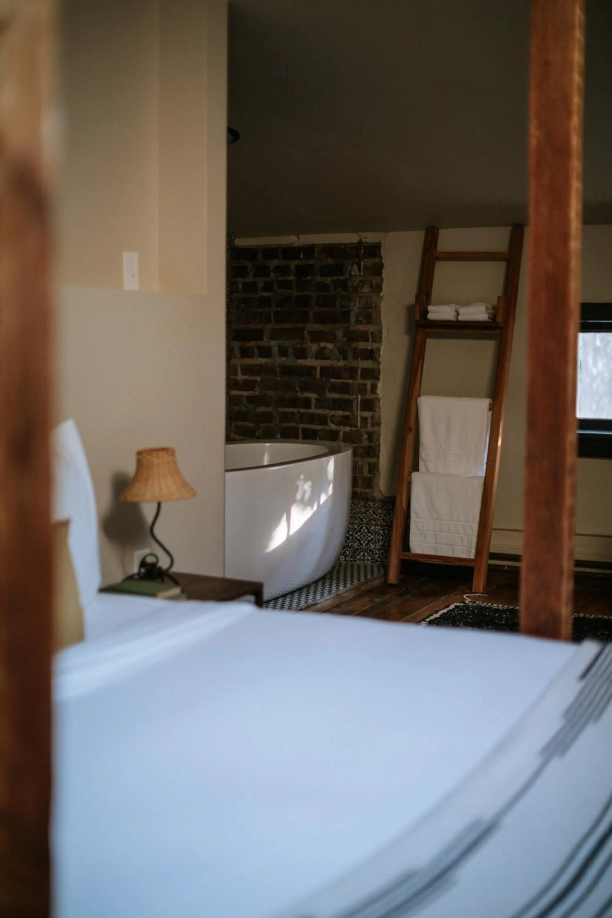 Bath, Bed in KIngston Carriage House