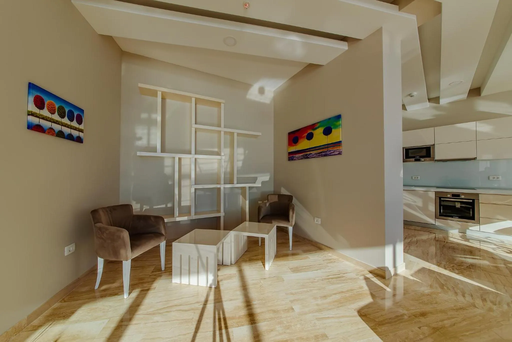 Kitchen or kitchenette in Hotel Tre Canne