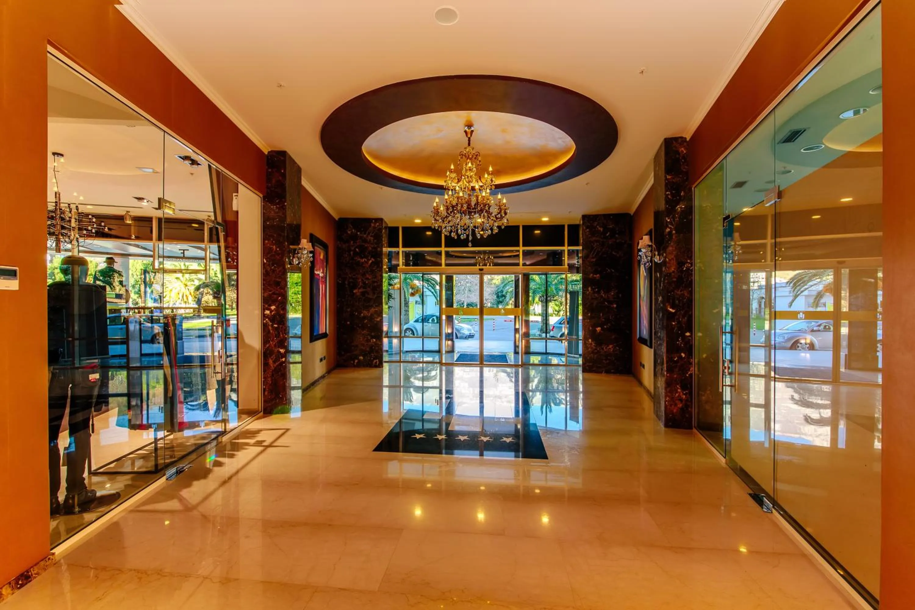 Lobby or reception in Hotel Tre Canne
