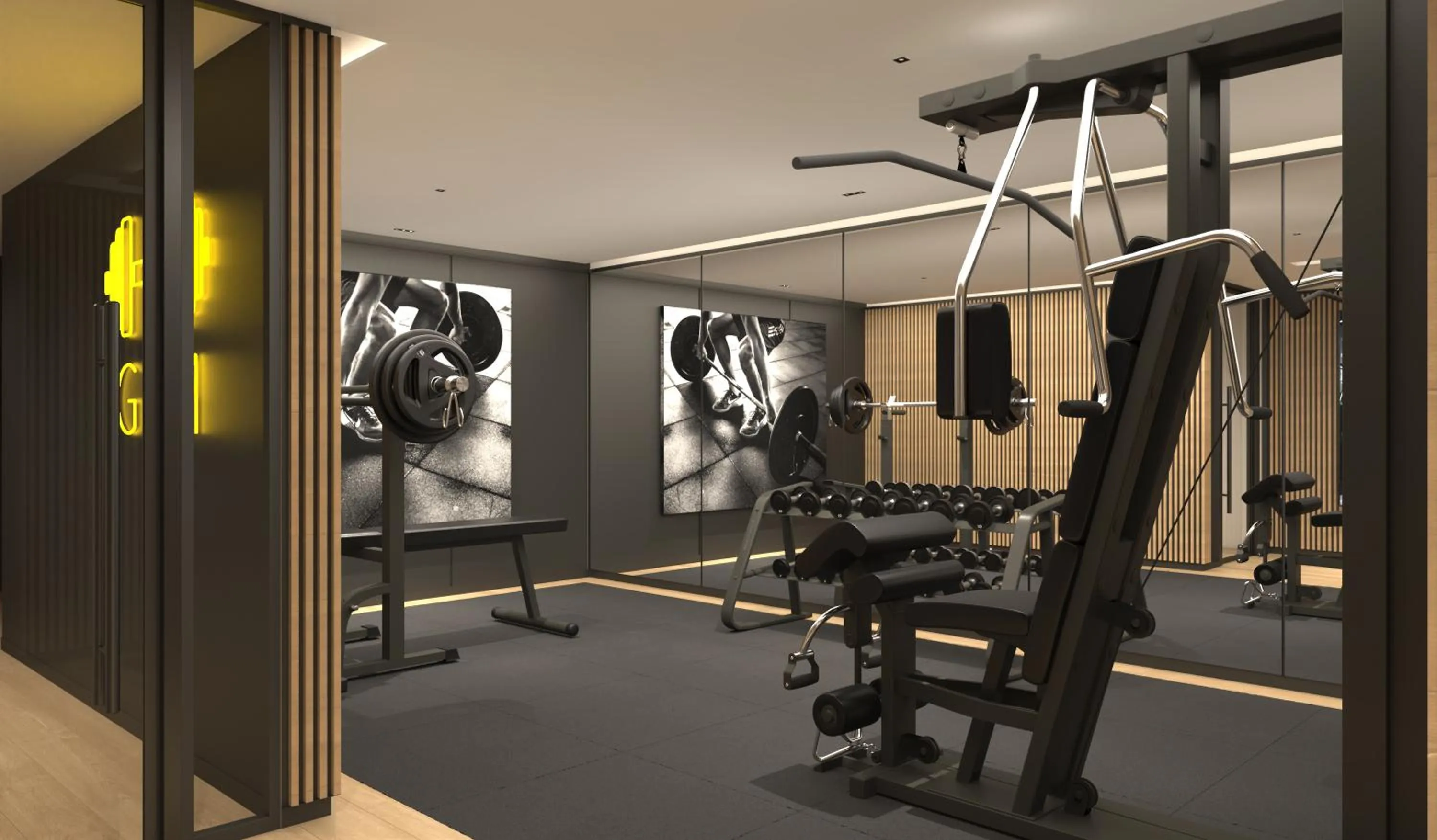 Fitness centre/facilities in Divani Escape - Adults Only