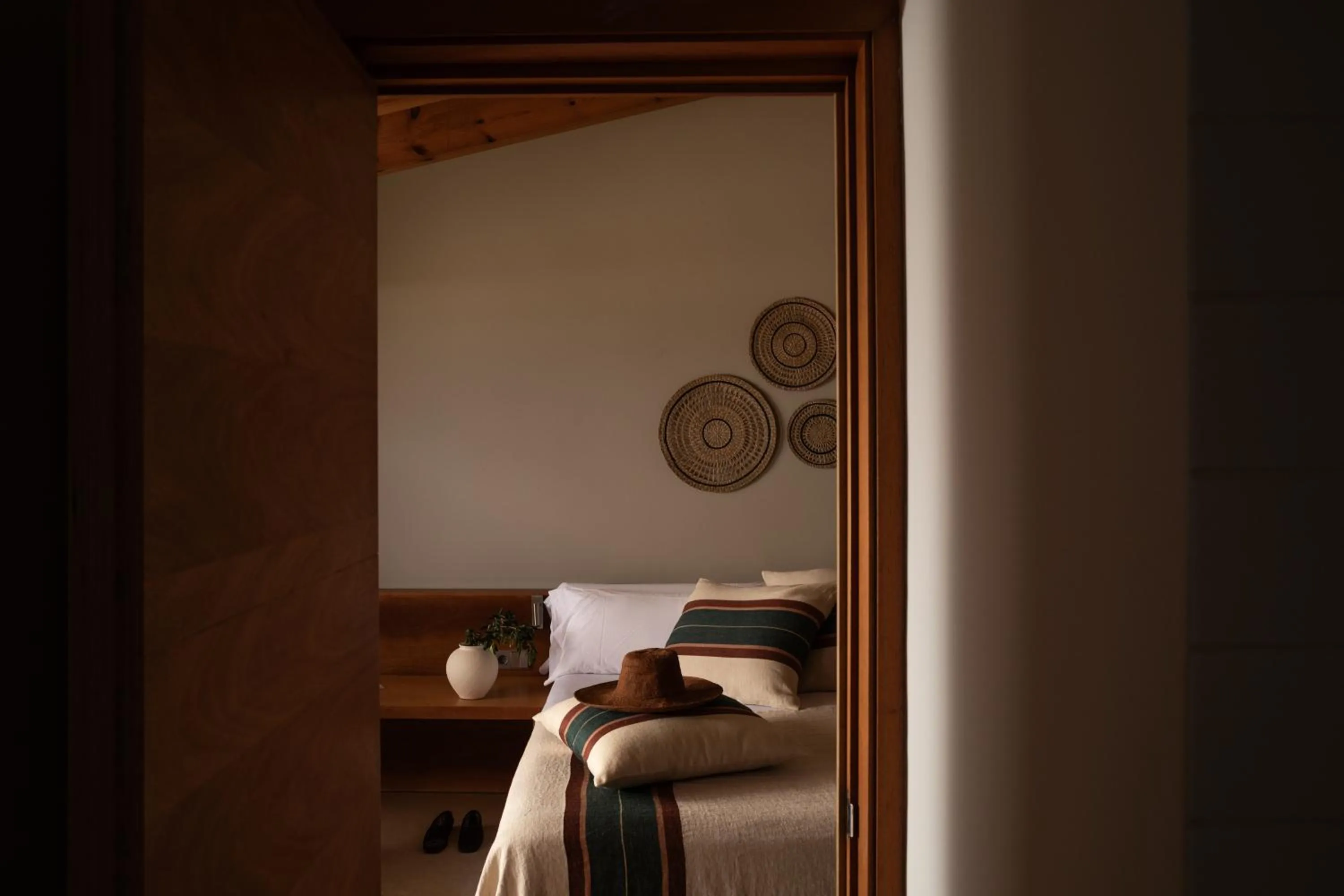 Bed in Binissaida Boutique Hotel