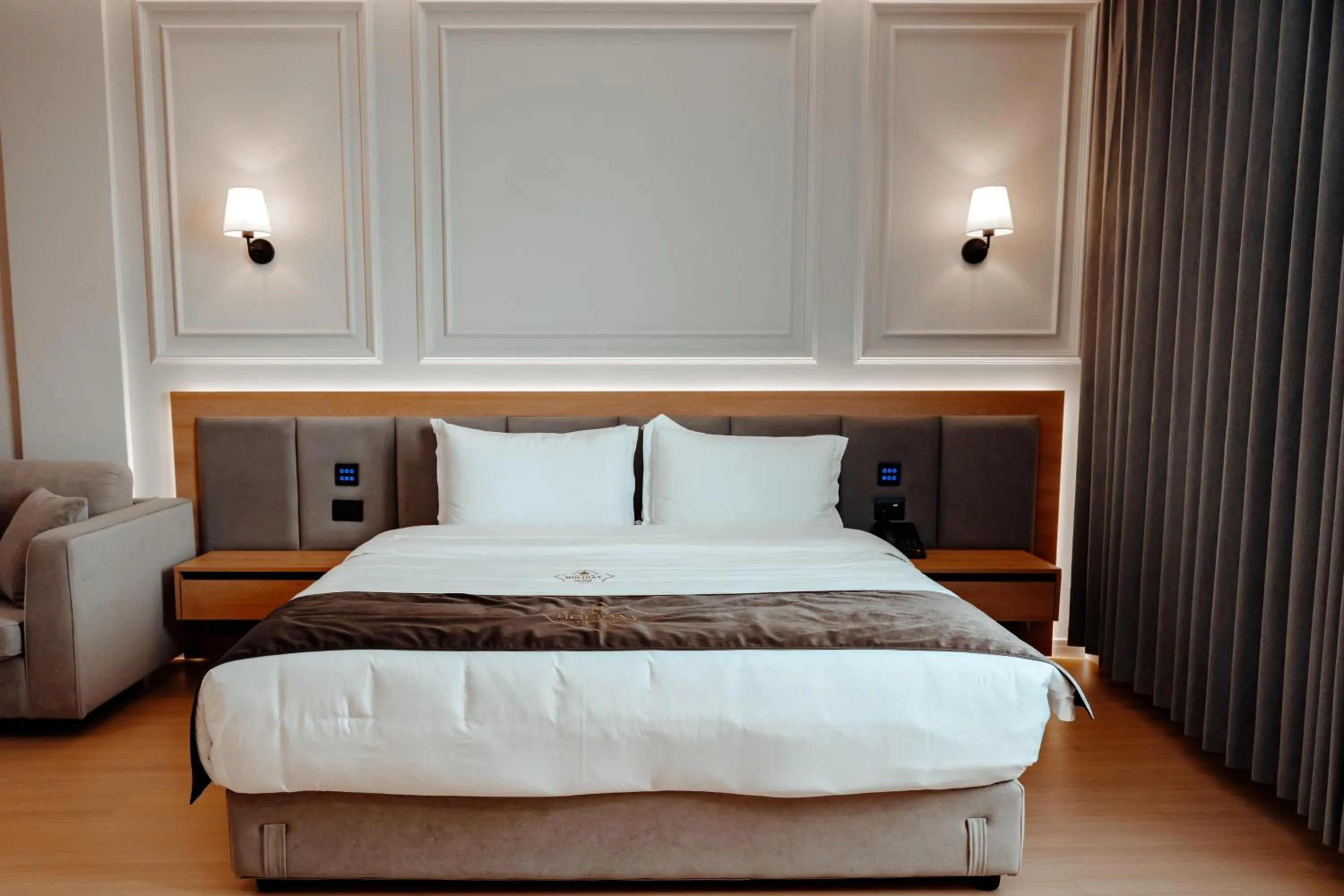 Bed in Holiday Hotel