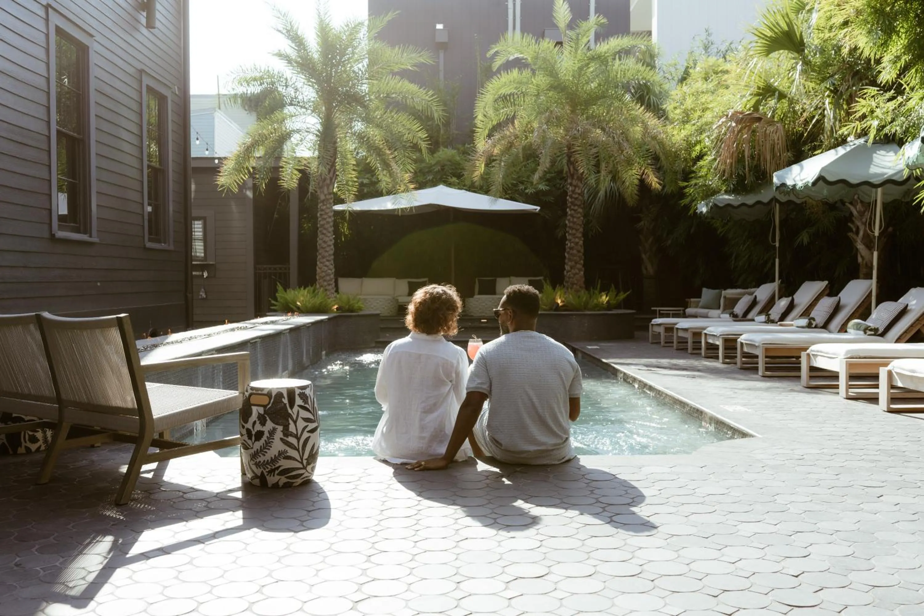Swimming pool in Blackbird Hotel