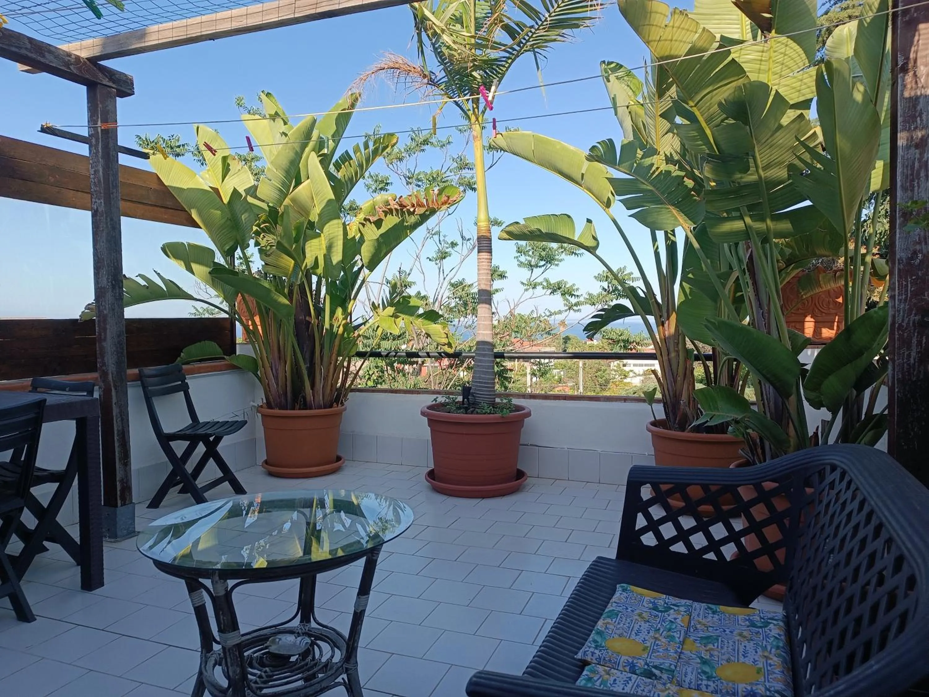 Balcony/Terrace in B&B Villa Lidia