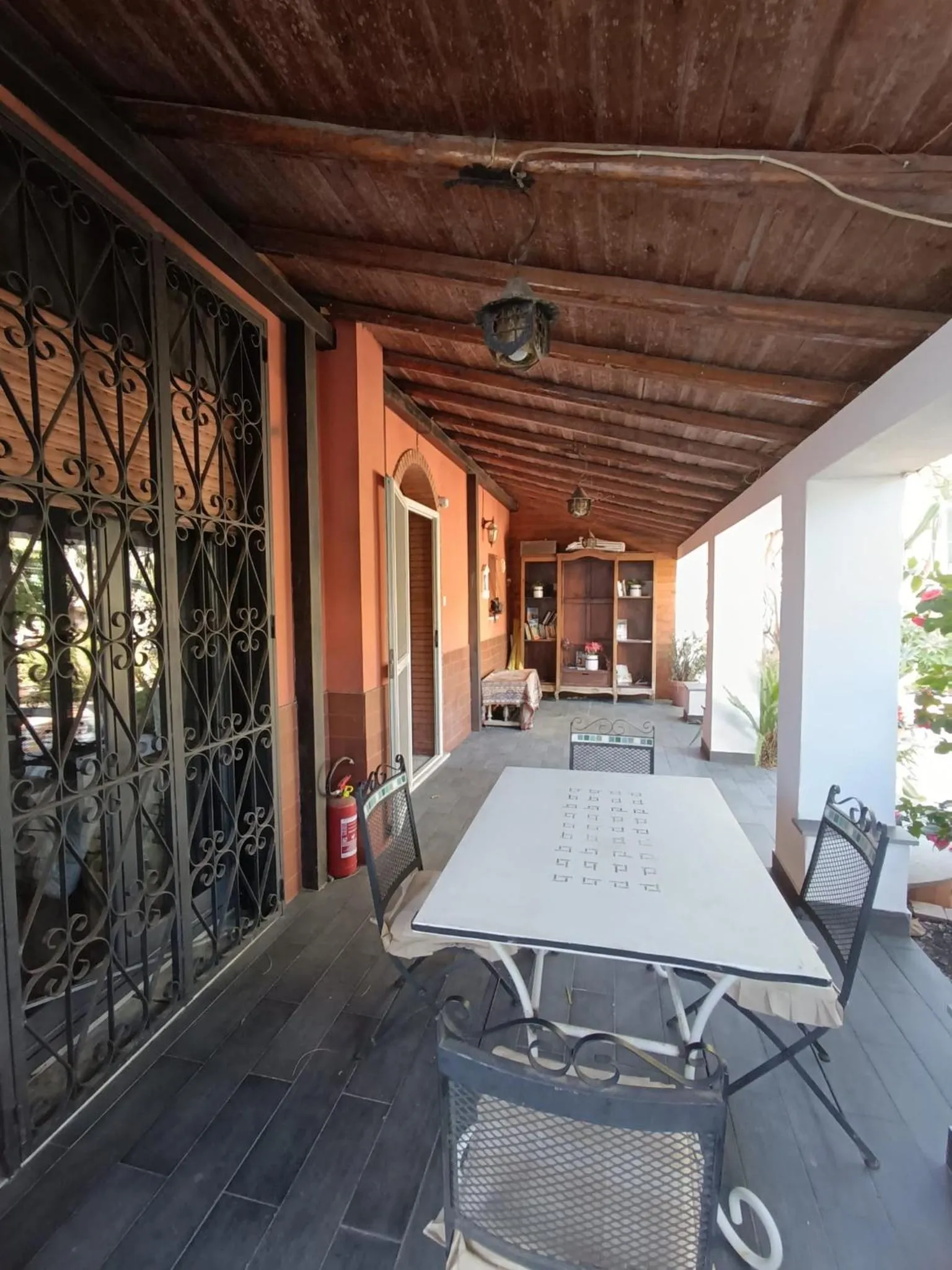 Patio in B&B Villa Lidia