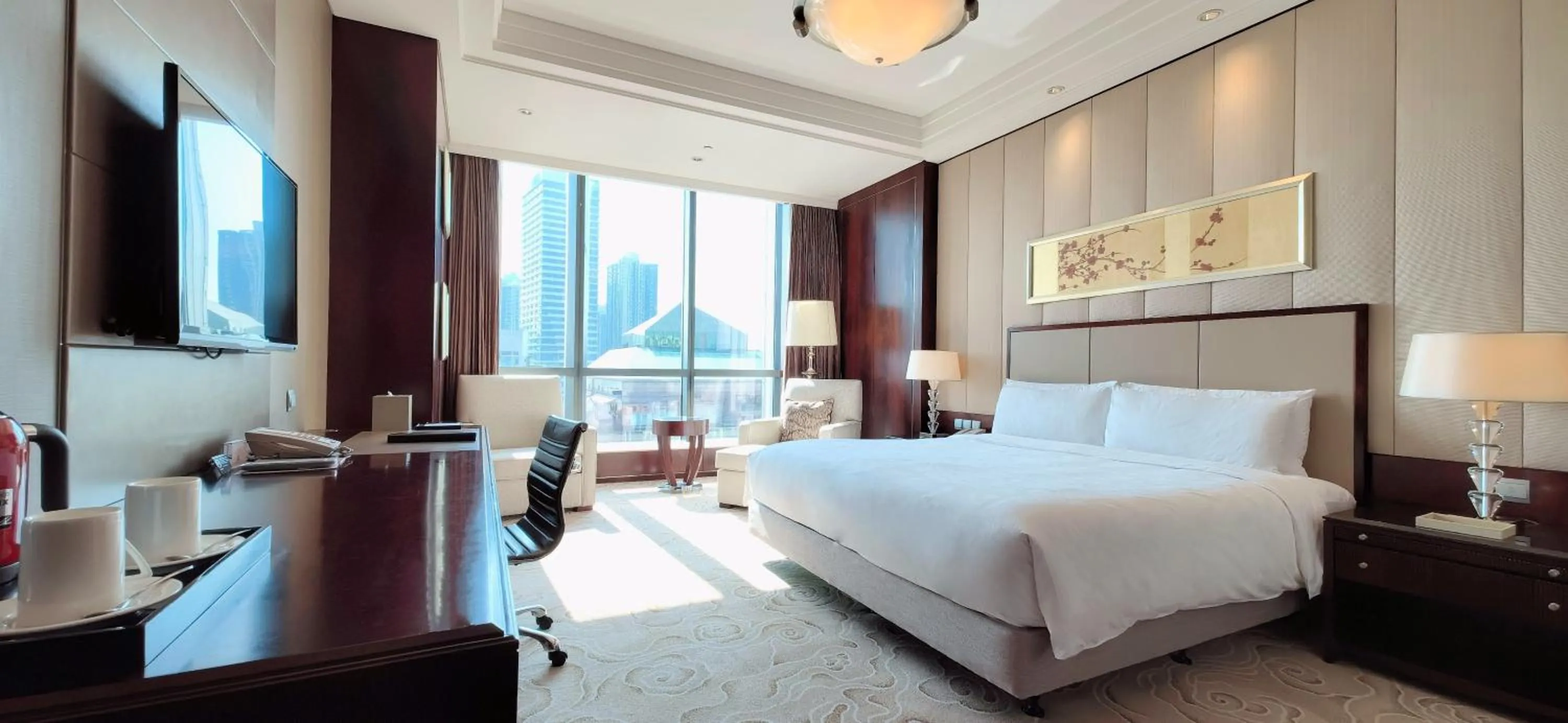 Bed in JW Marriott Hotel Chongqing