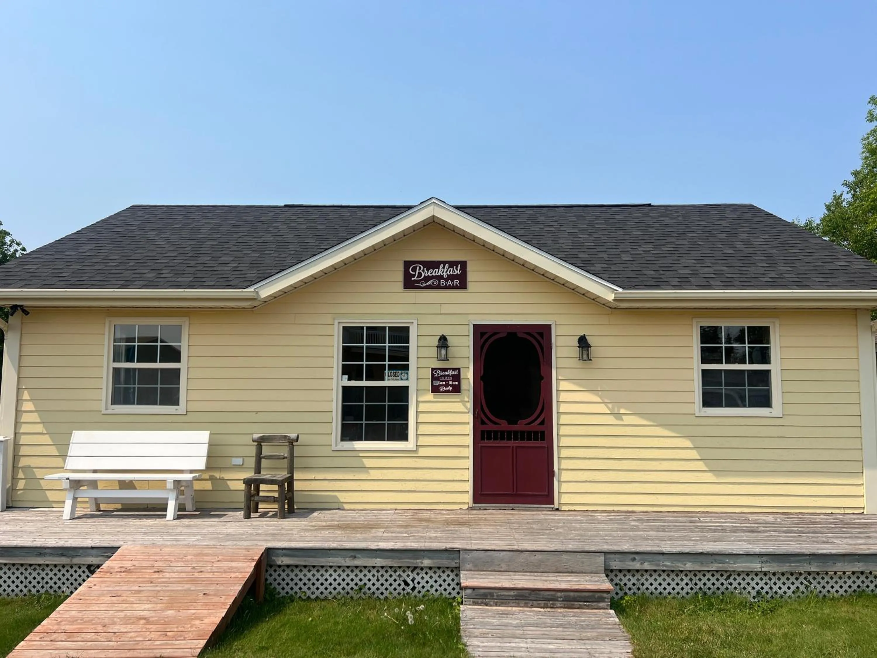 Breakfast in The Cavendish Motel