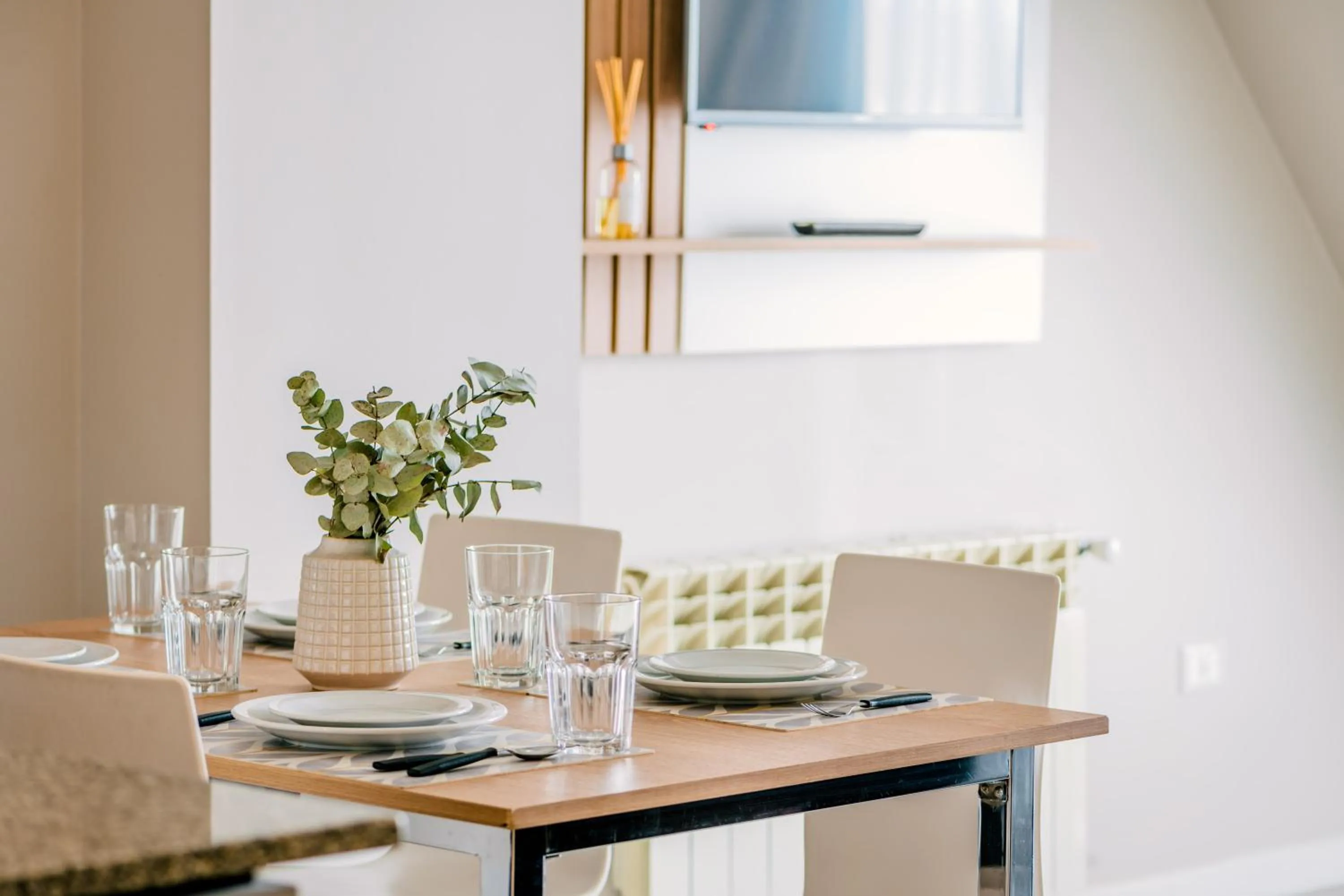 Dining area in La Vela