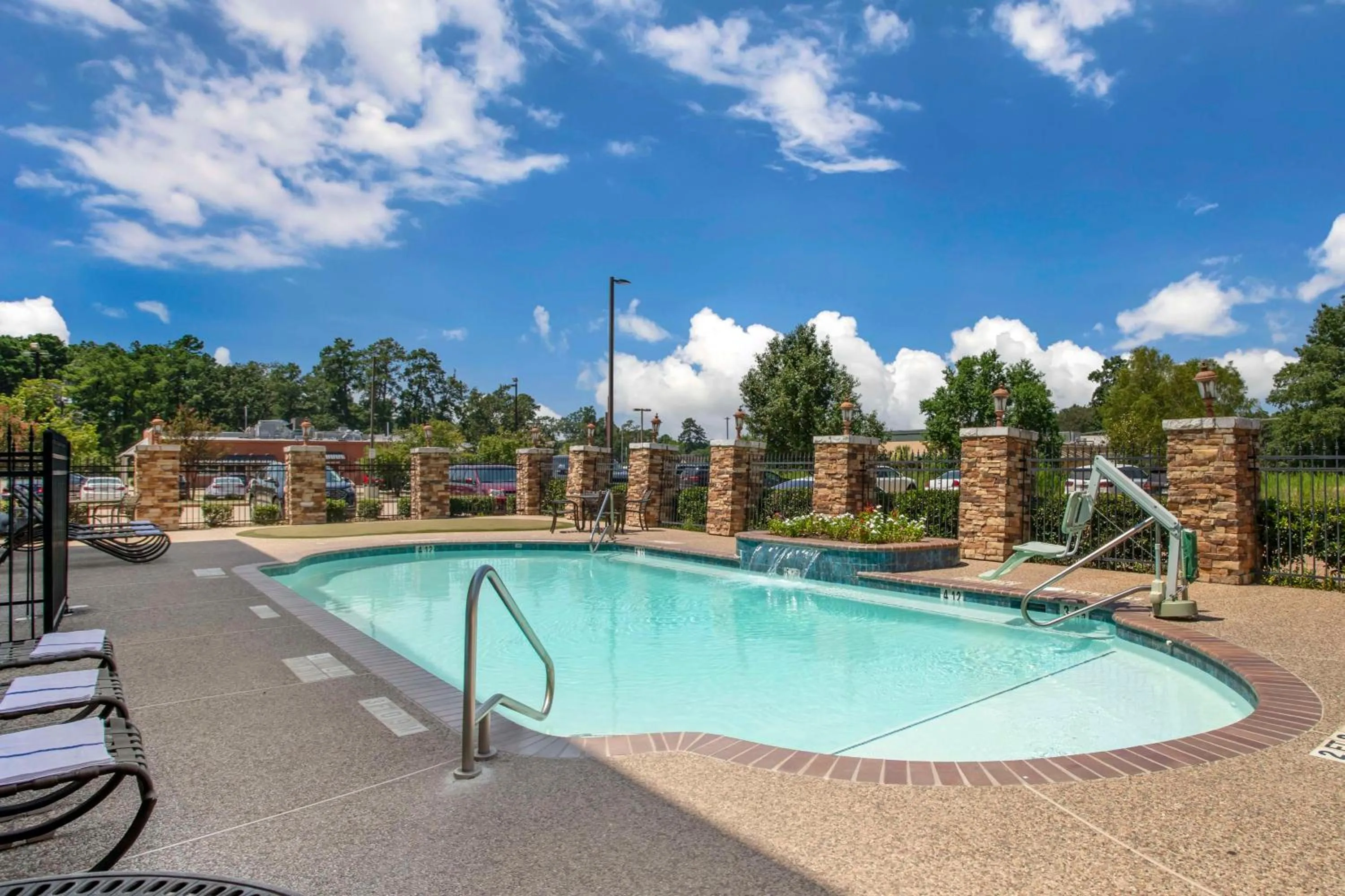 Pool view in Best Western Plus Crown Colony Inn & Suites