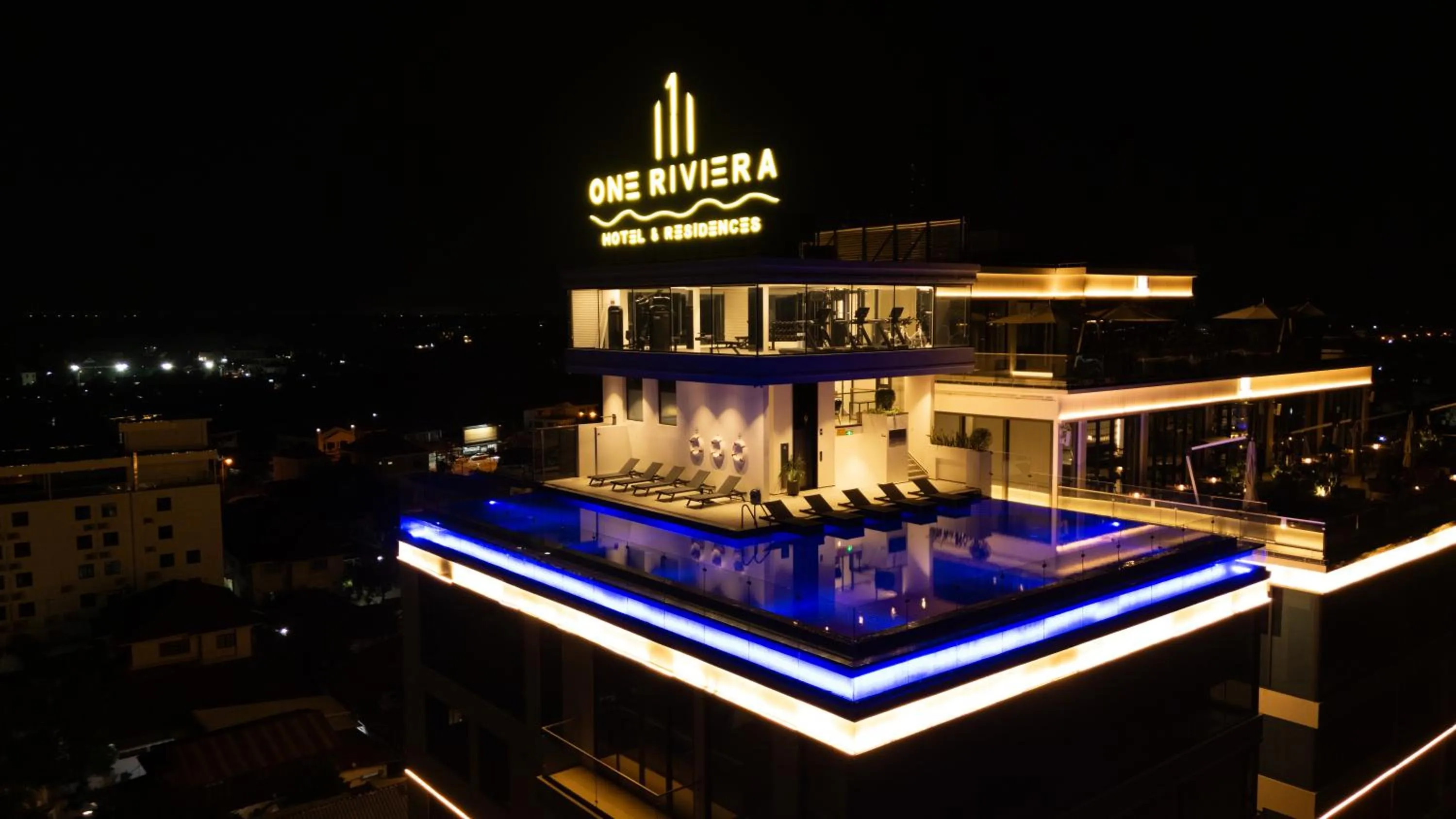 Swimming pool in One Riviera Hotel and Residences