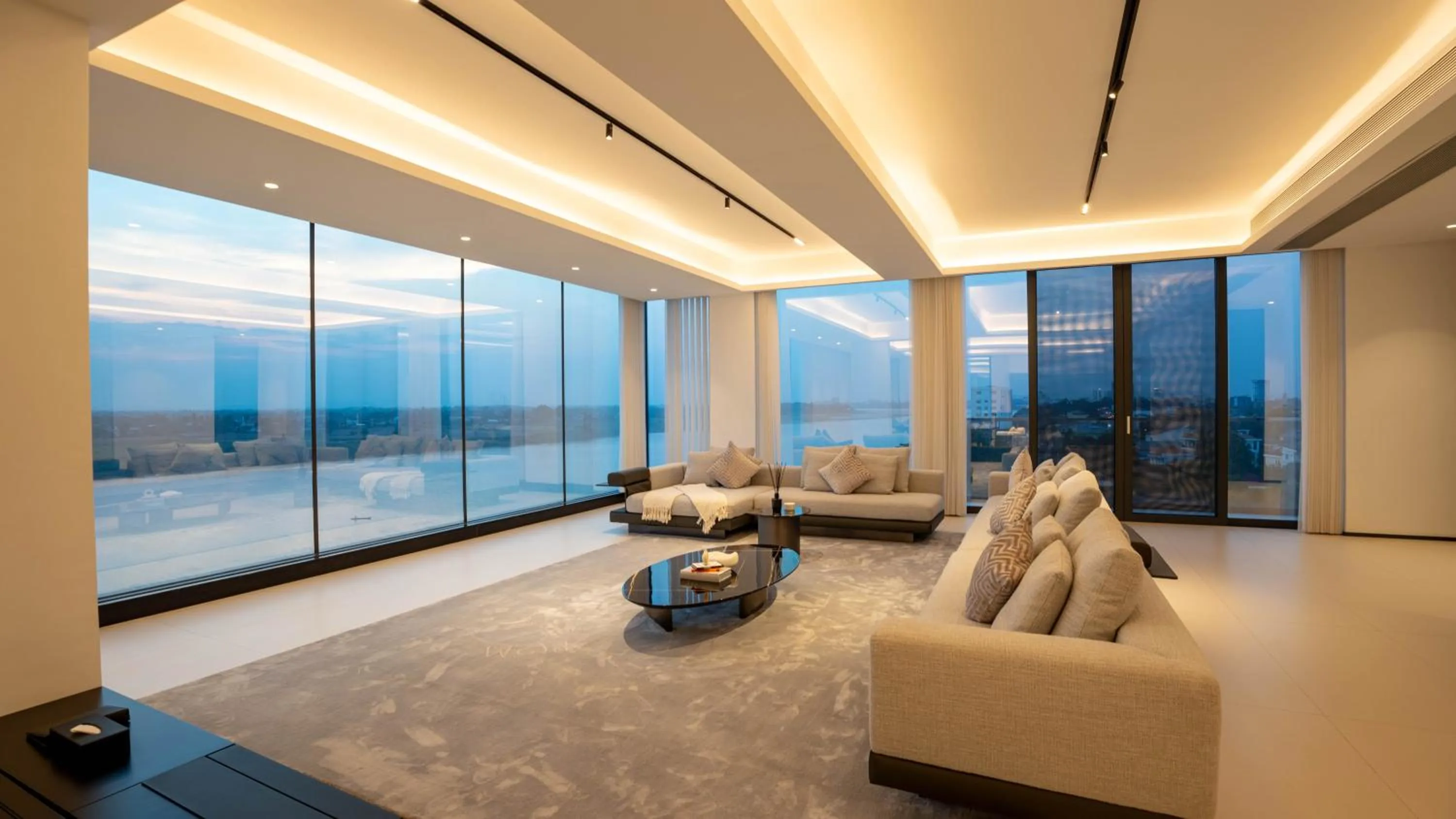 Living room in One Riviera Hotel and Residences