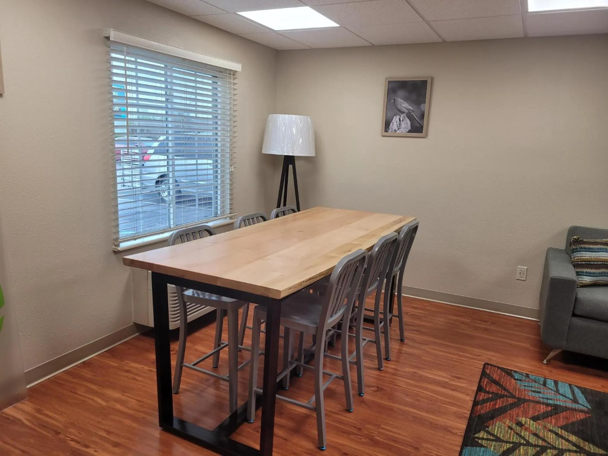 Lobby or reception in WoodSpring Suites Louisville Clarksville