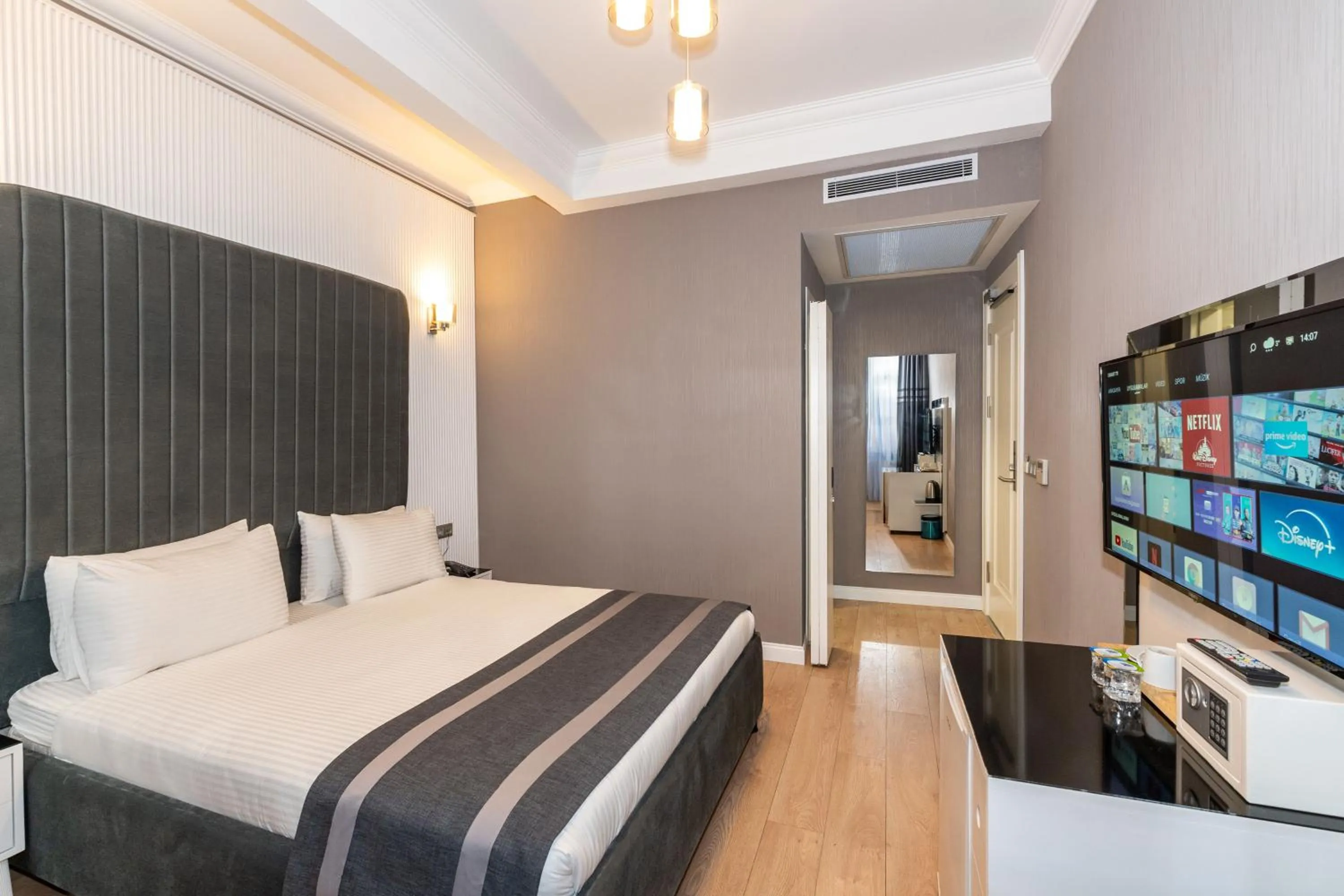 Photo of the whole room, Bed in The Now Hotel