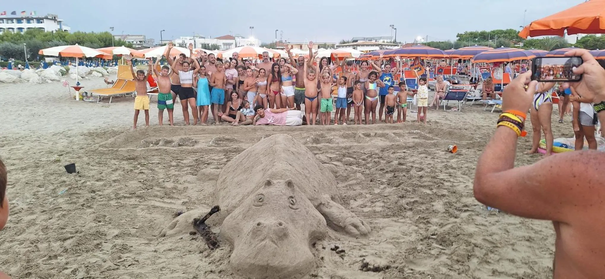 Beach in Hotel Club La Villa