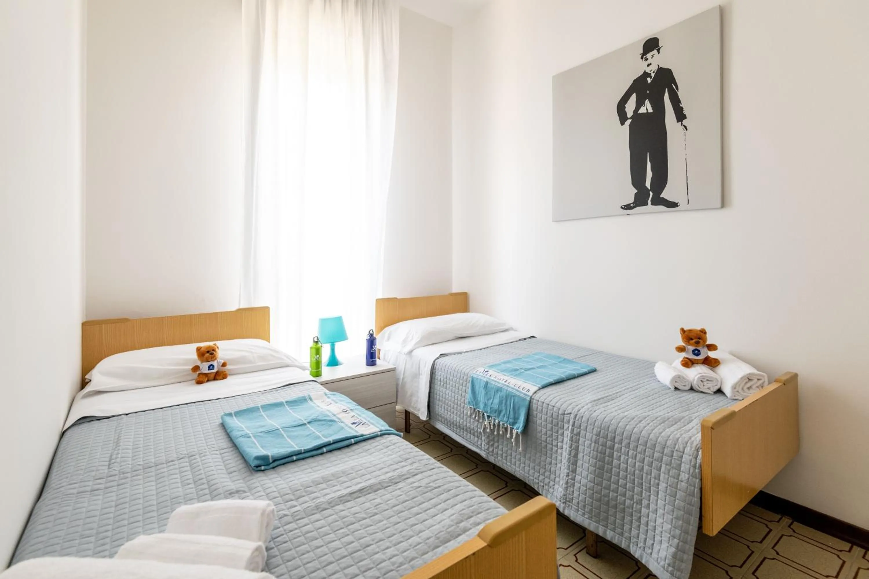 Bed in Hotel Club La Villa