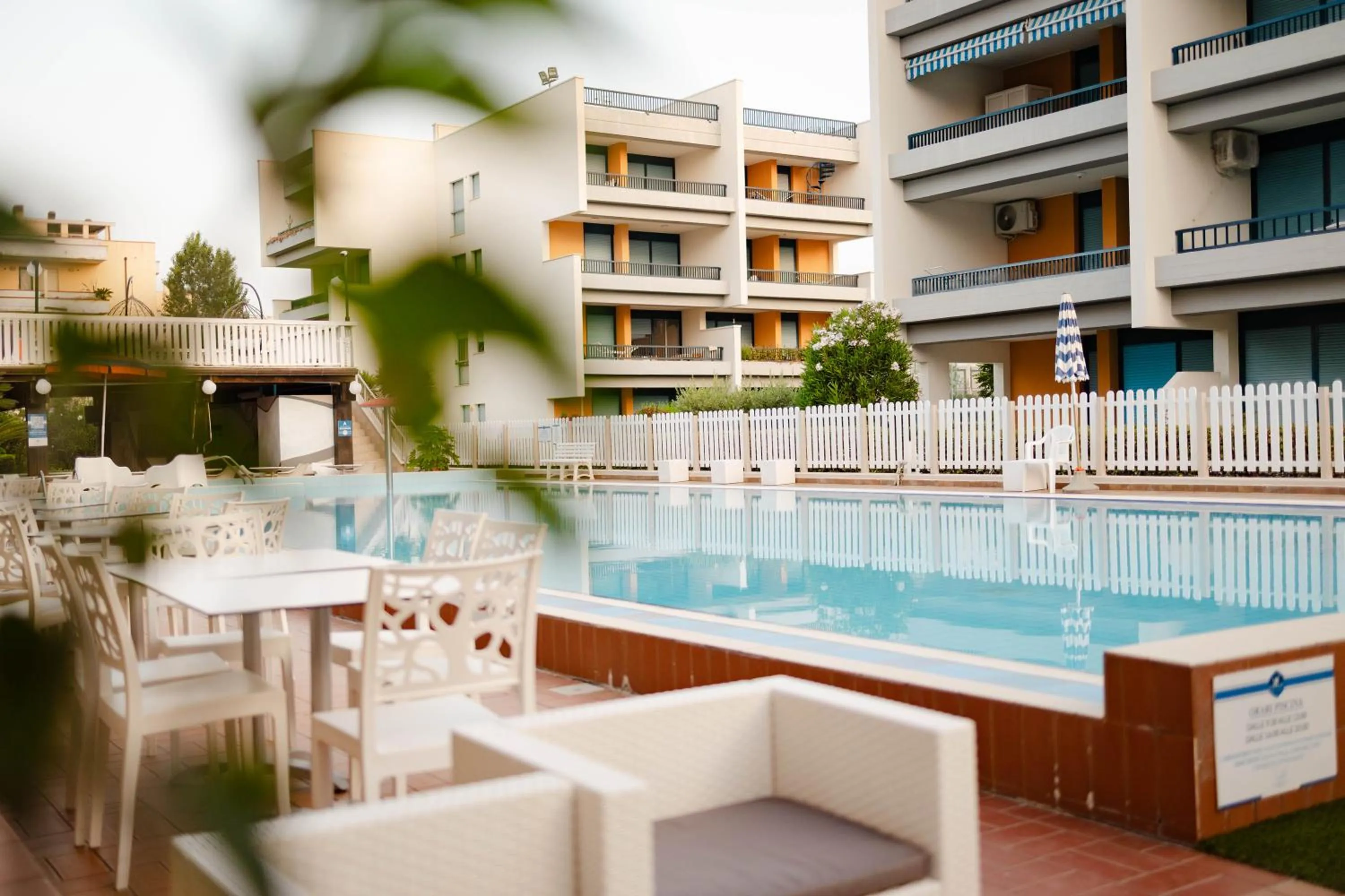 Patio in Hotel Club La Villa