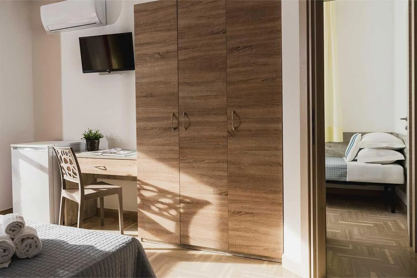 Bedroom, Bed in Hotel Club La Villa