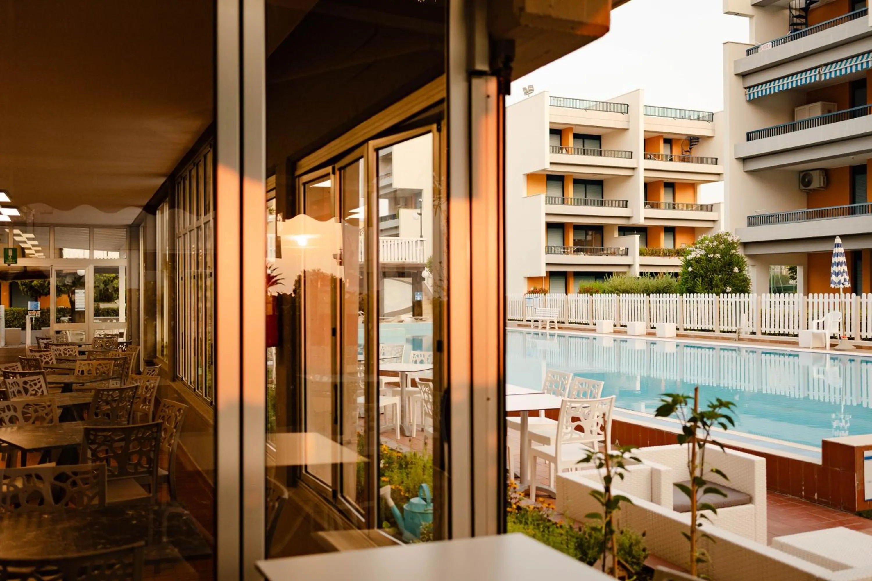 Patio in Hotel Club La Villa