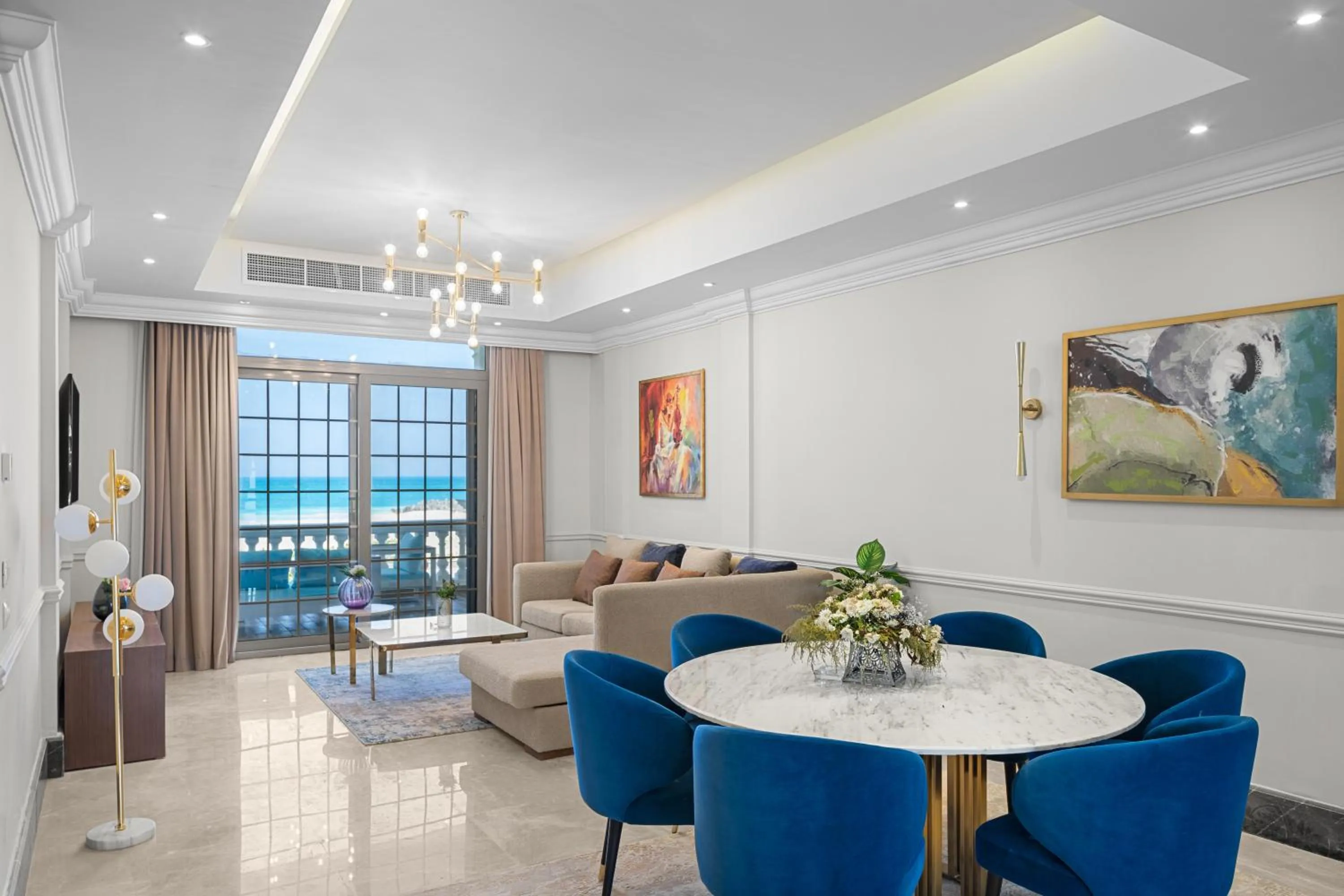 Seating area in Crystal Lotus Luxury Palace - By Pickalbatros