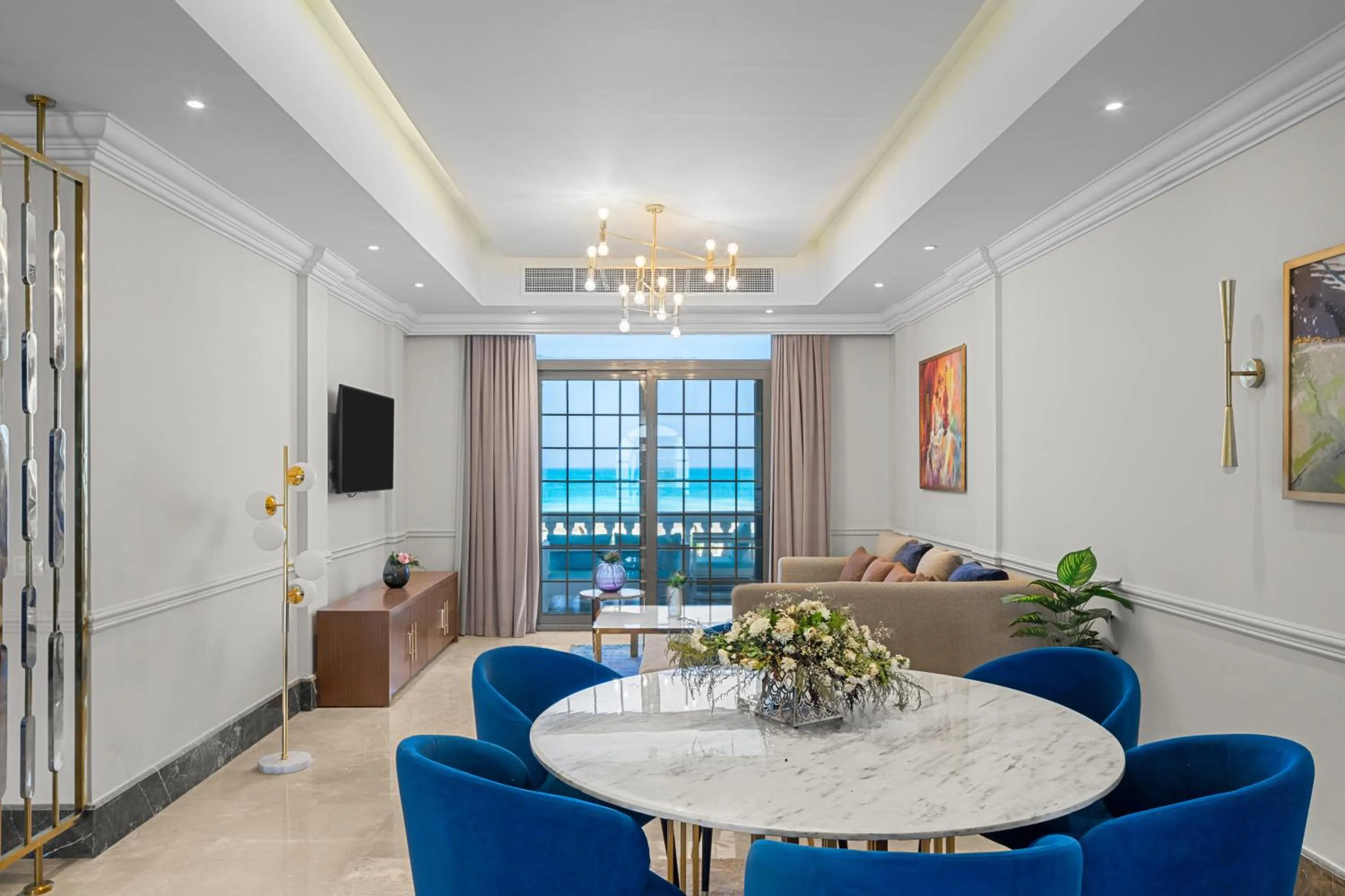 Seating area in Crystal Lotus Luxury Palace - By Pickalbatros