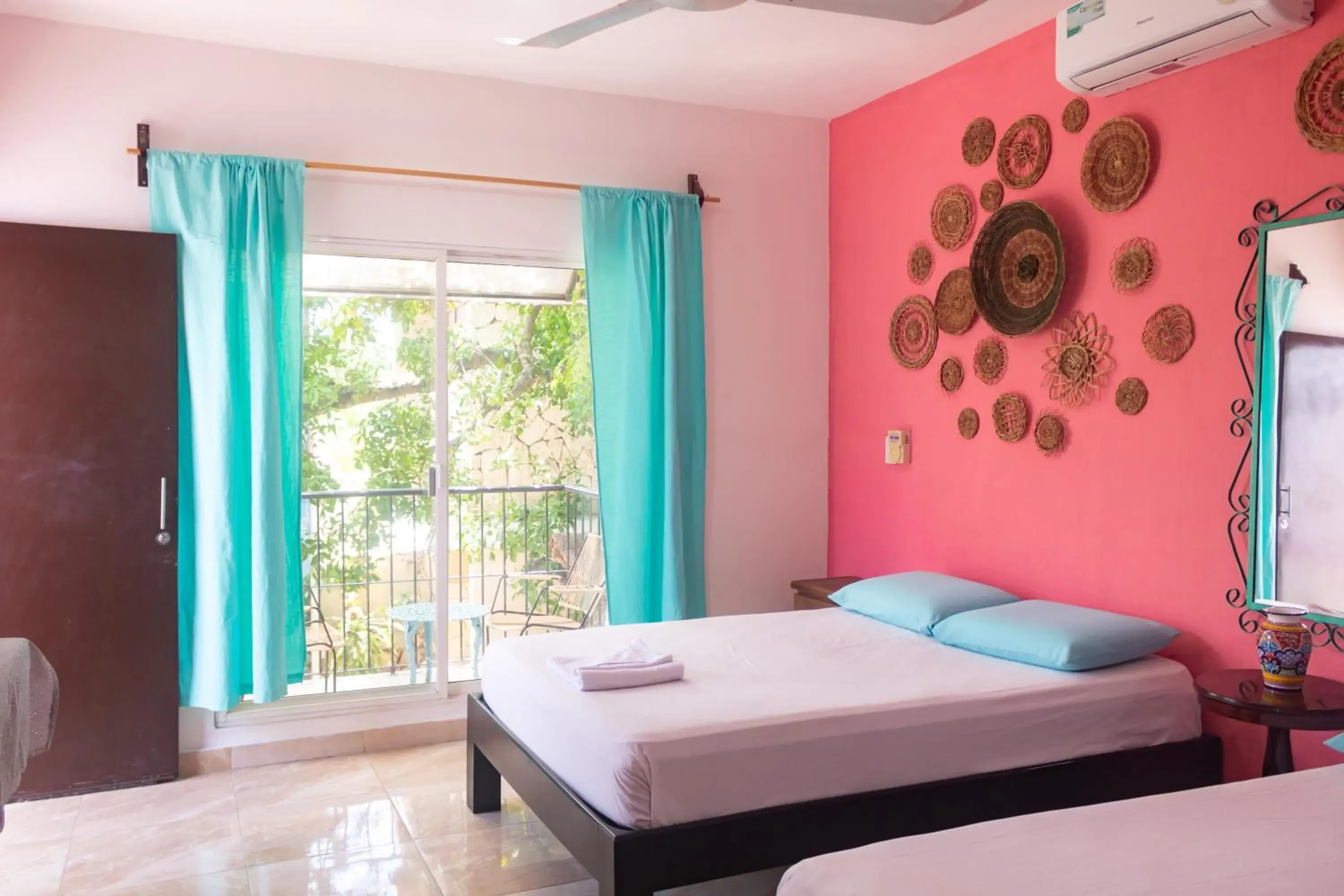 Deluxe Double Room with Two Double Beds in Hotel Tunich Naj & Hostal Deluxe Double Room with Two Double Beds in Hotel Tunich Naj & Hostal