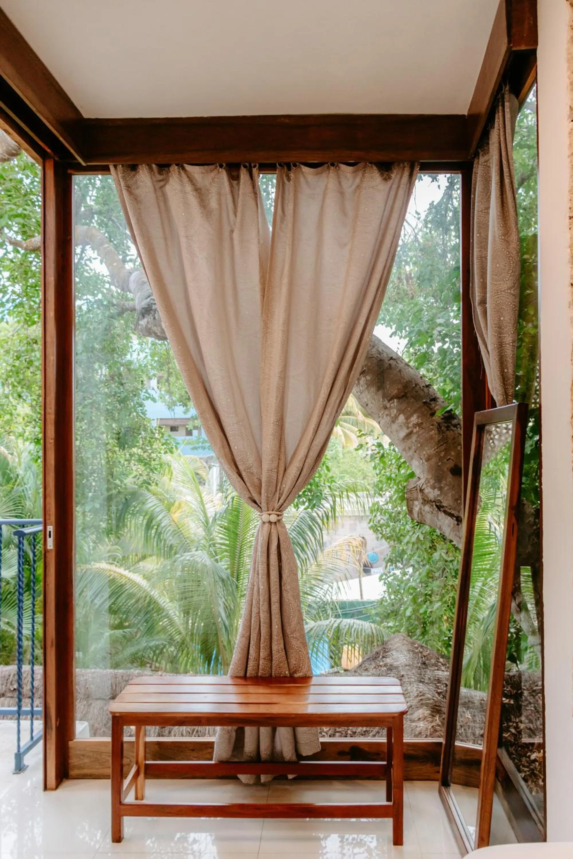 Garden view in Hotel Tunich Naj & Hostal