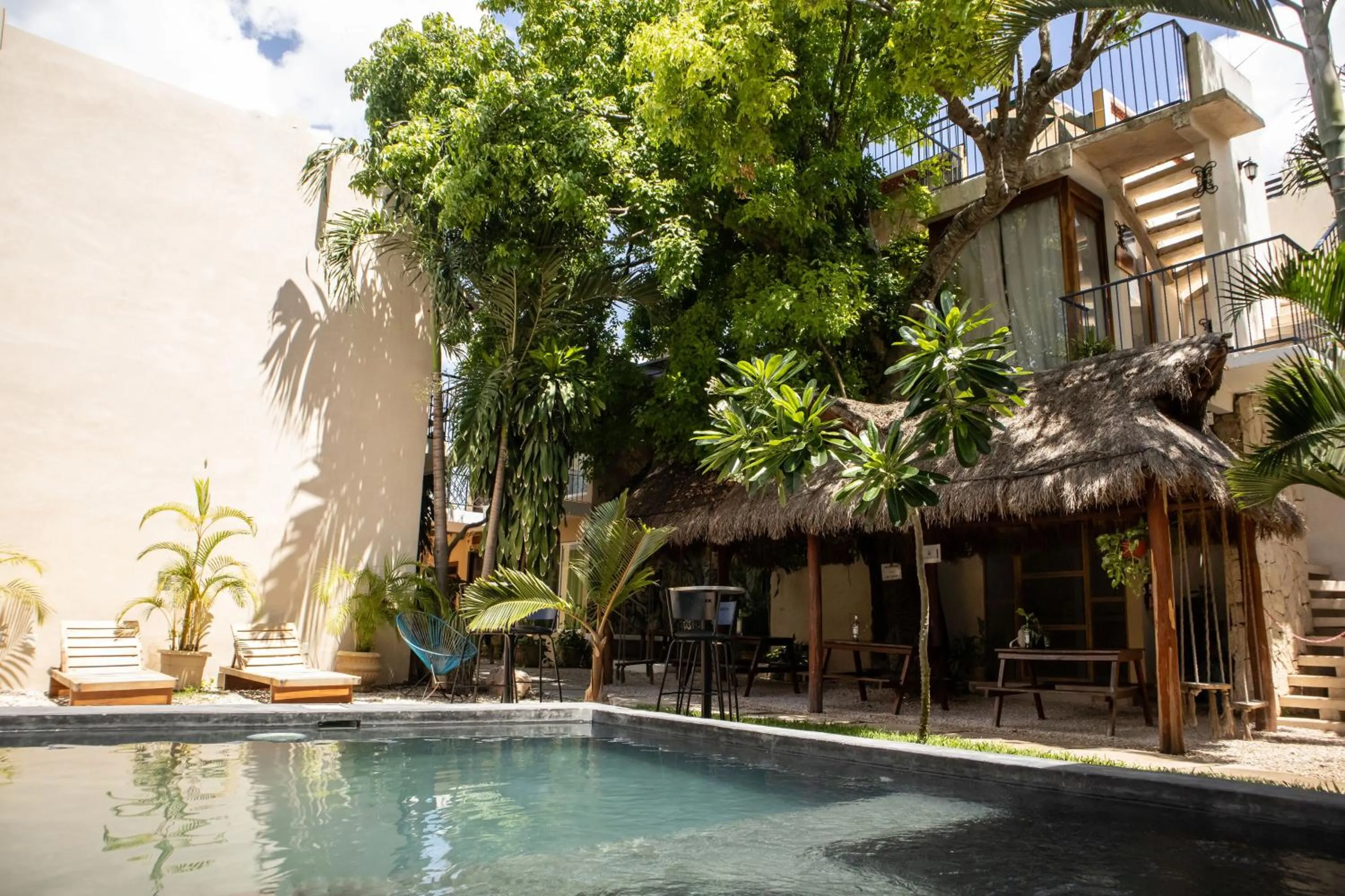 Swimming pool in Hotel Tunich Naj & Hostal