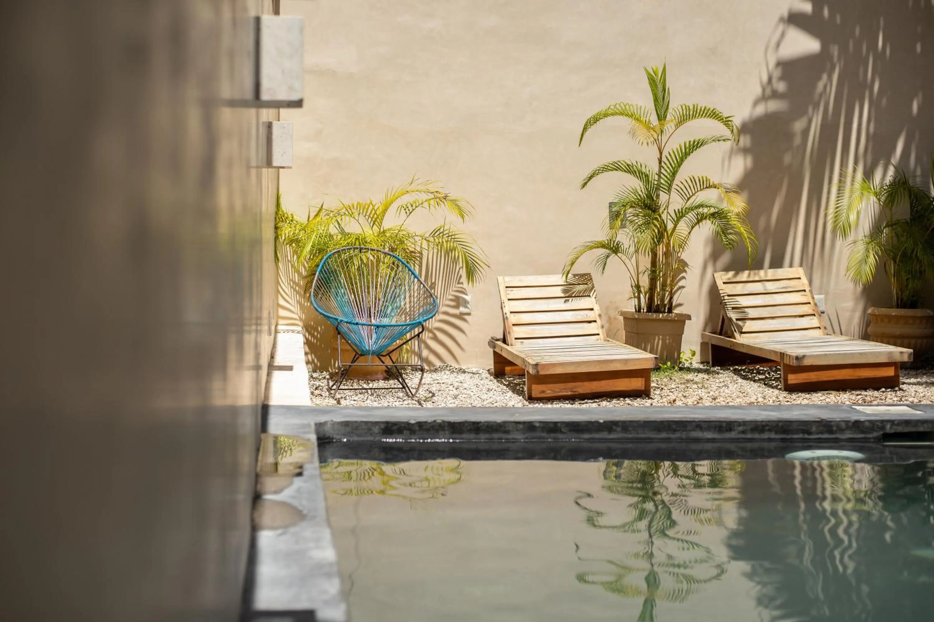 Swimming pool in Hotel Tunich Naj & Hostal