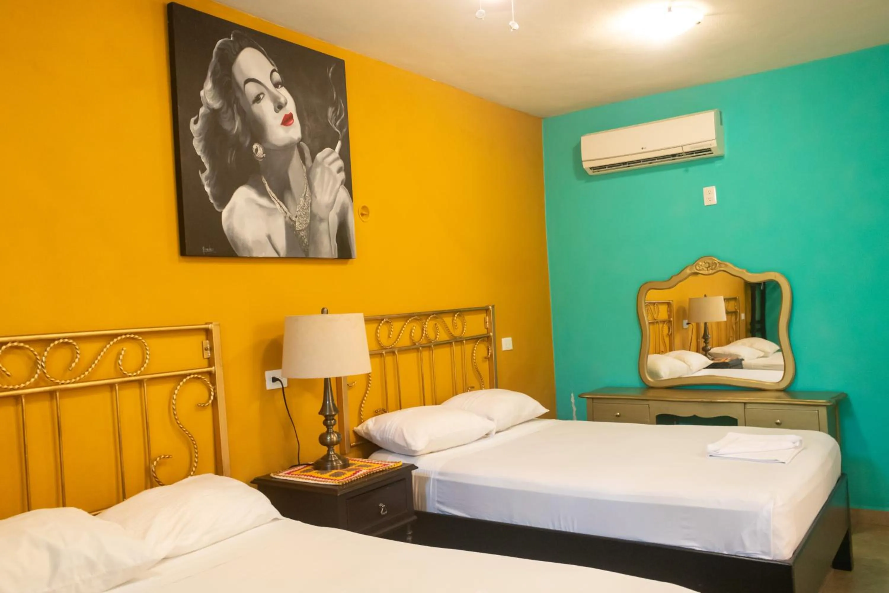 Bed in Hotel Tunich Naj & Hostal