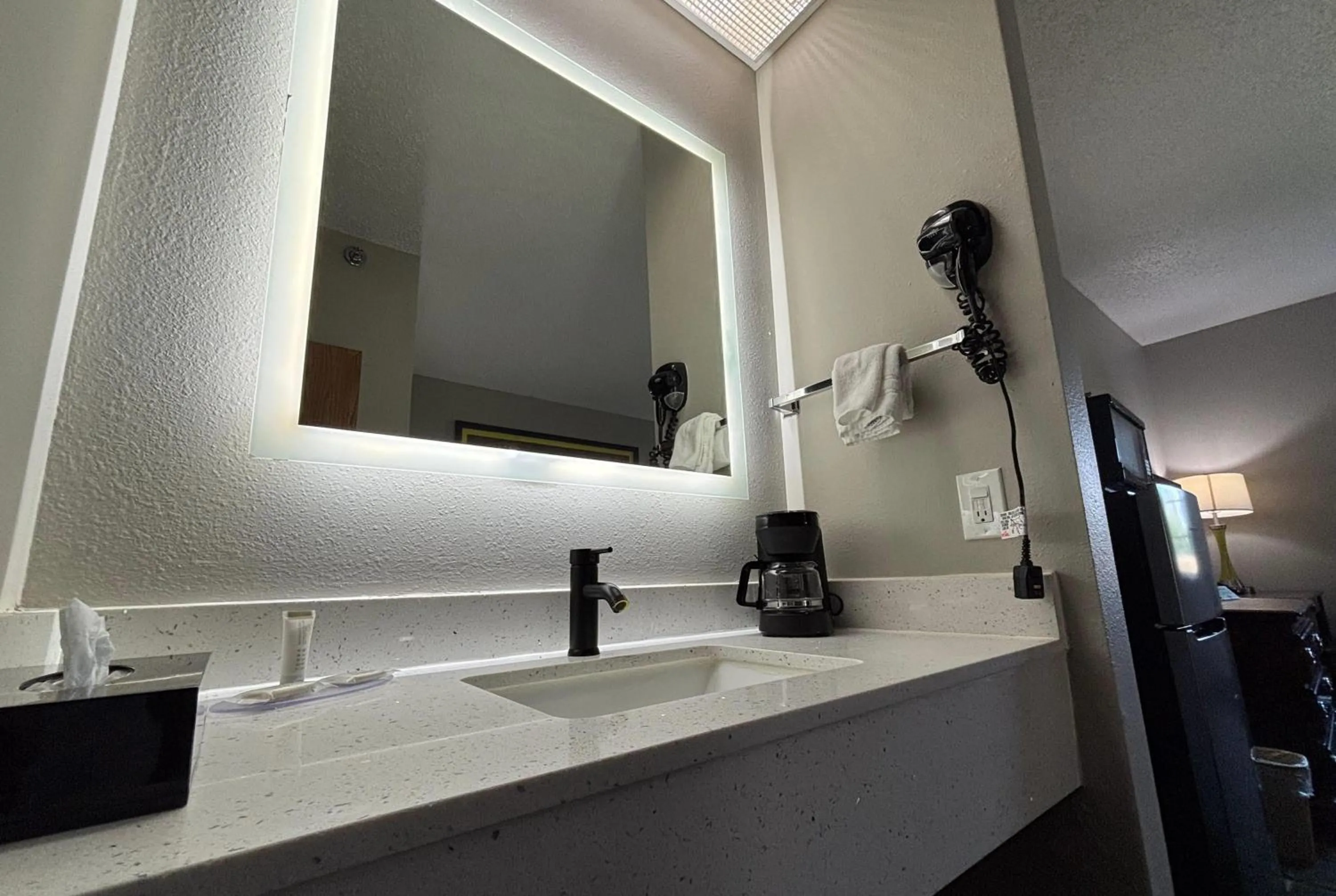 Bathroom in Super 8 by Wyndham Mt. Carmel IL