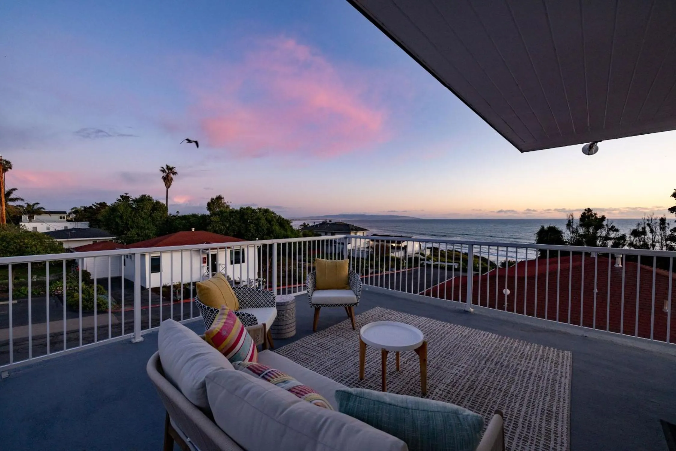 Patio in Tides Oceanview Inn and Cottages
