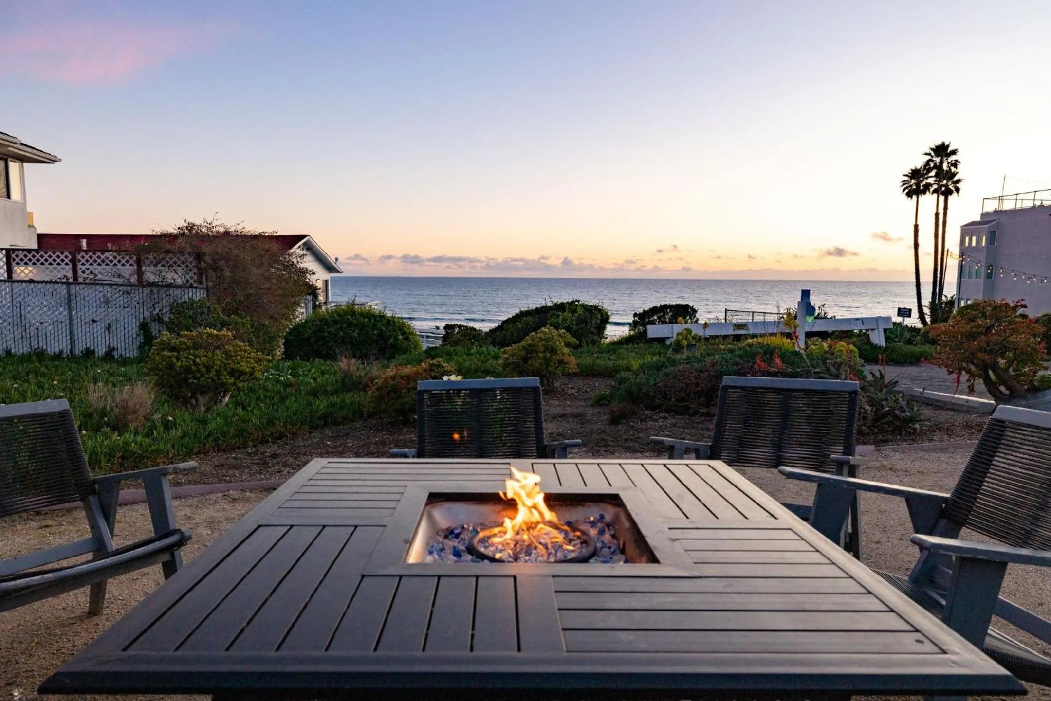 Patio in Tides Oceanview Inn and Cottages