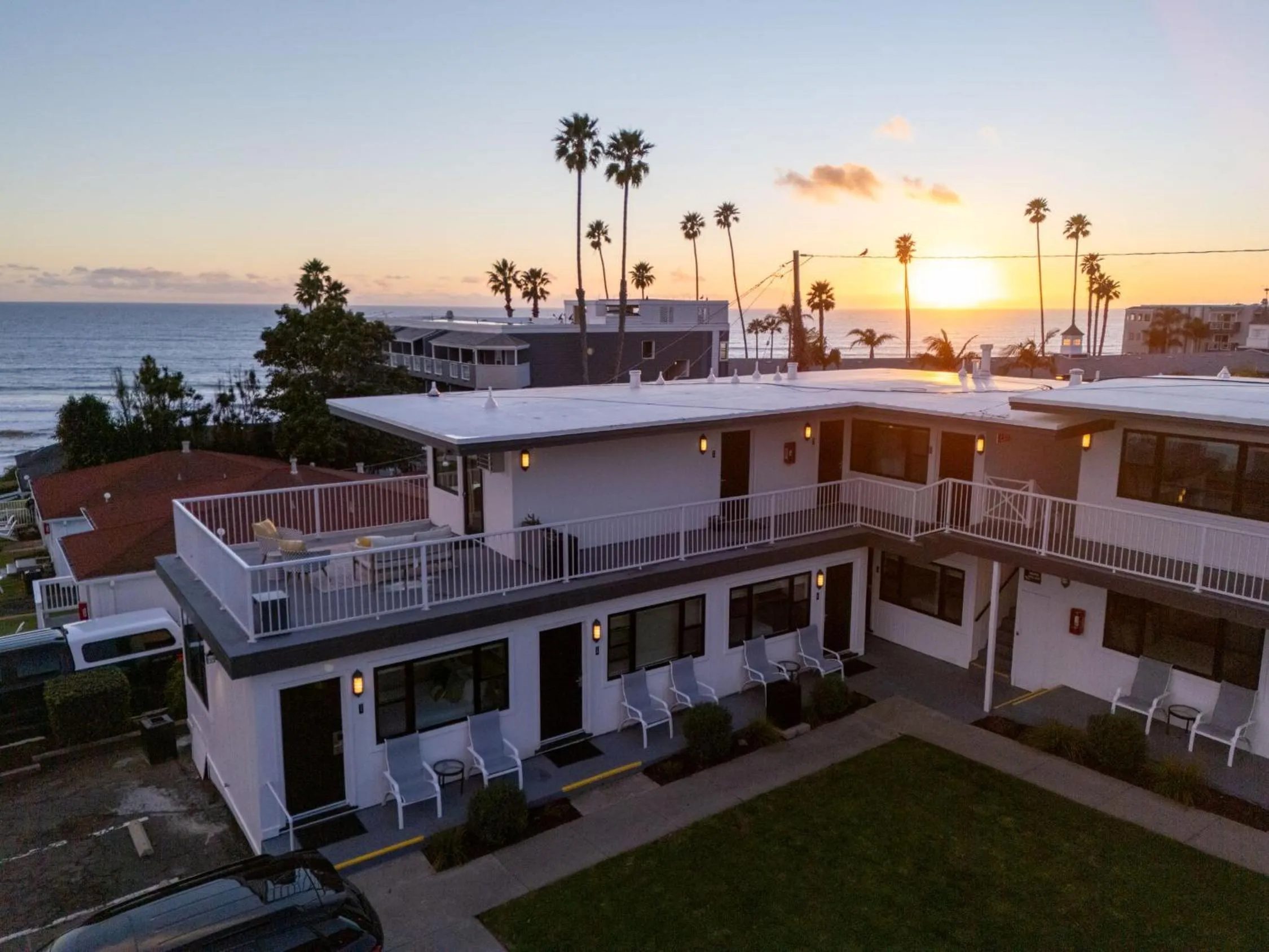 Sea view in Tides Oceanview Inn and Cottages